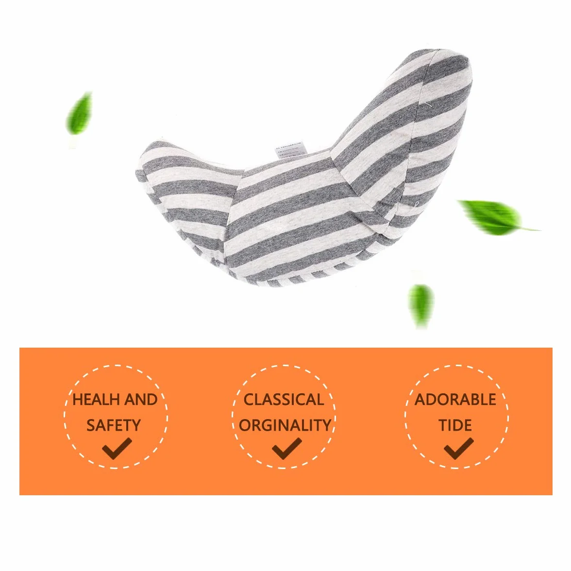 Almohada Para Bebé - Sujeta la Cabeza de Niños en Coche y Carrito 2 en 1 Reposacabezas Coche y Protector Cinturón Seguridad Para Bebés y Niños Accesorios Coche Niños (Gris)