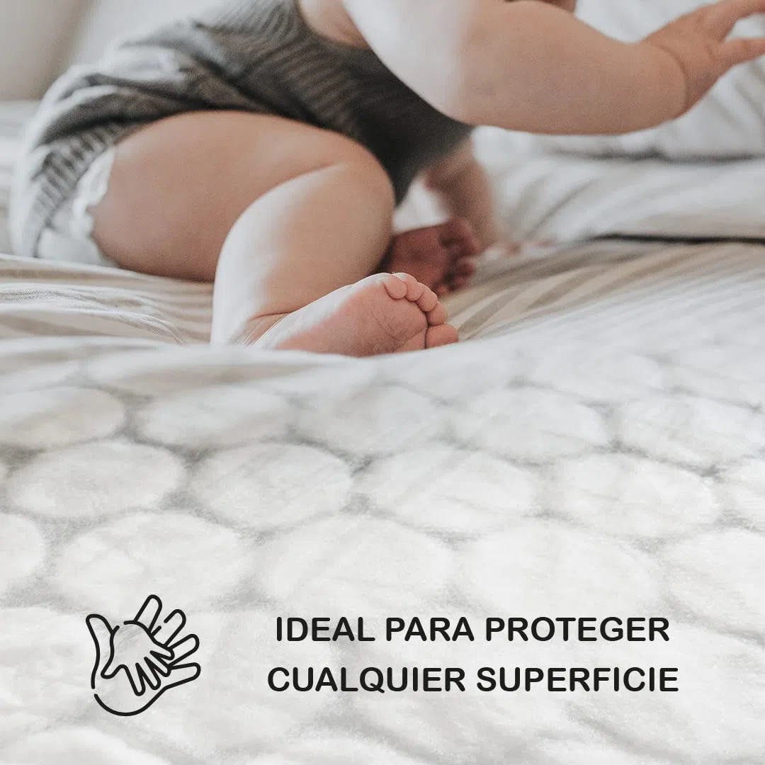Protector de Cama Desechable para Bebés 60x60 cm | Paquete de 25 Unidades