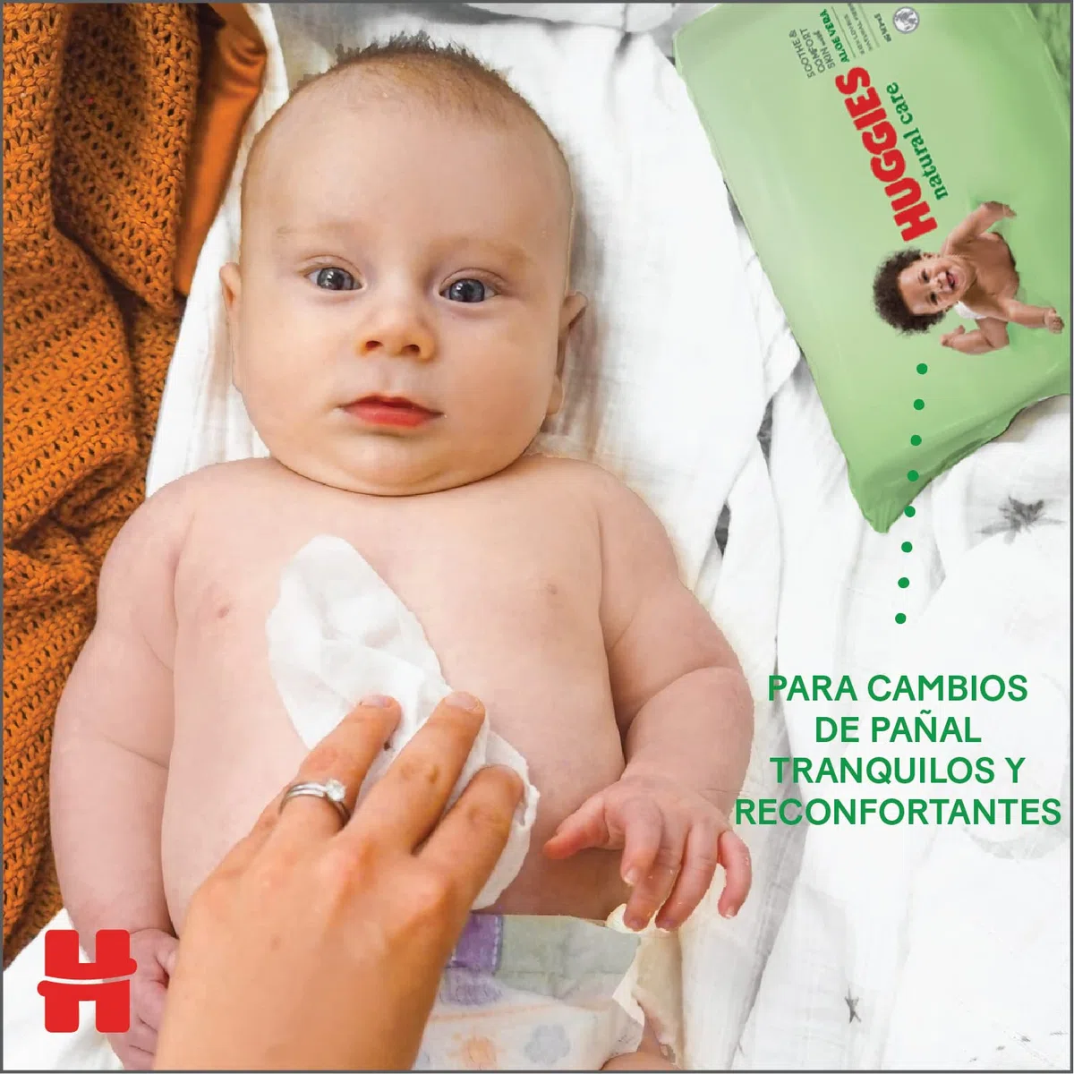 Huggies Natural Care Toallitas para Bebé - 3 paquetes de 56 unidades (168 Toallitas)
