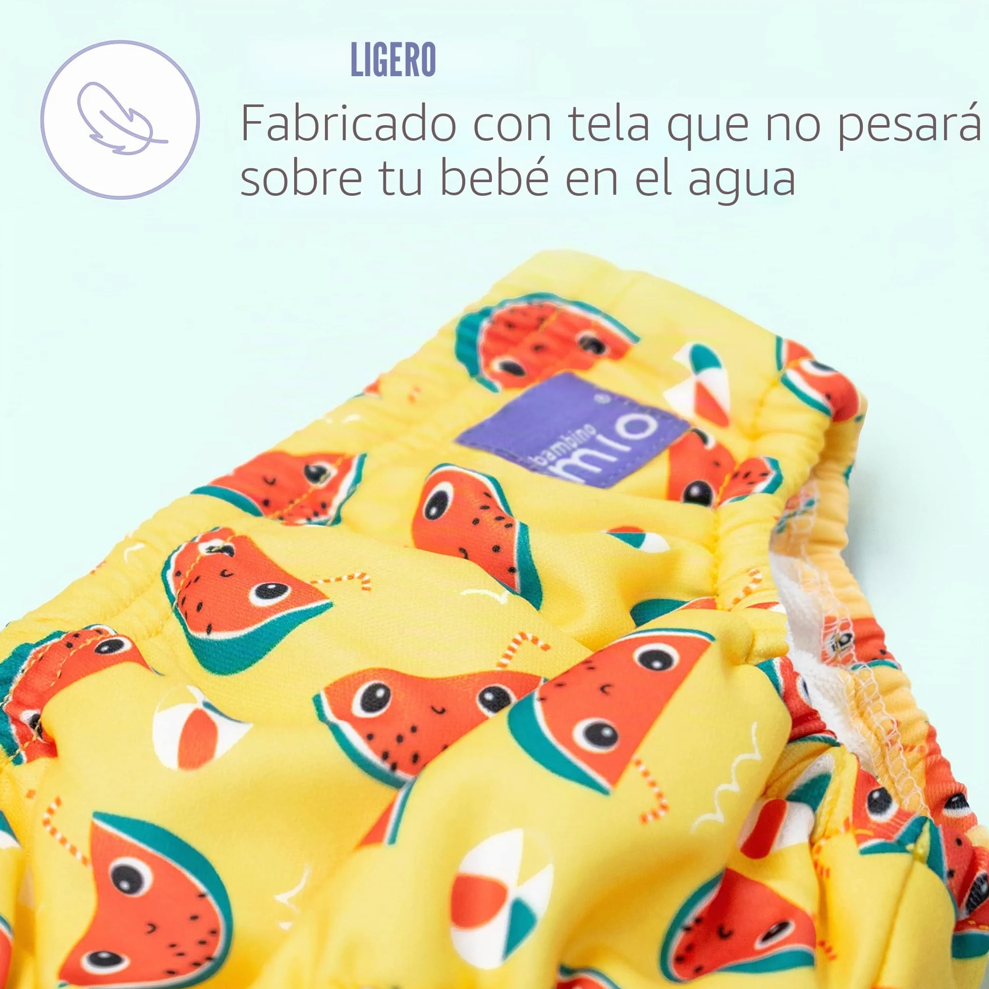 Bambino Mio Pañal Bañador Oleaje de Ballenas Extra Grande 2+ Años