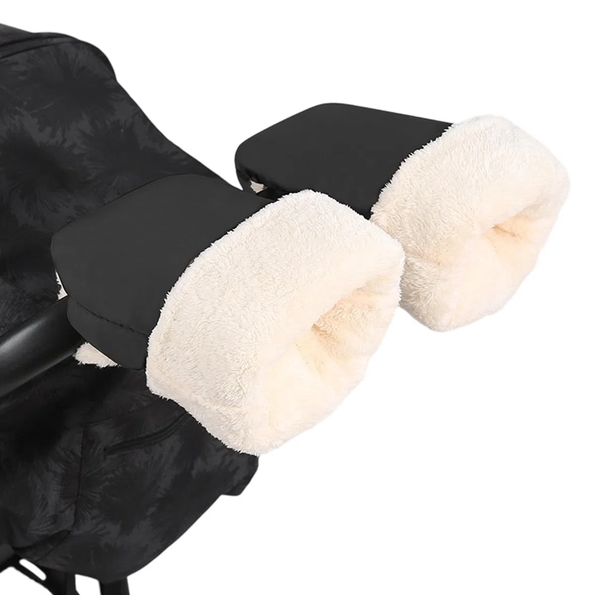 Manguito de mano para cochecito, guantes para cochecito, manoplas para cochecitos, manoplas de invierno, impermeables, resistentes al viento, extra gruesas, manguito de mano para cochecito, cochecitos