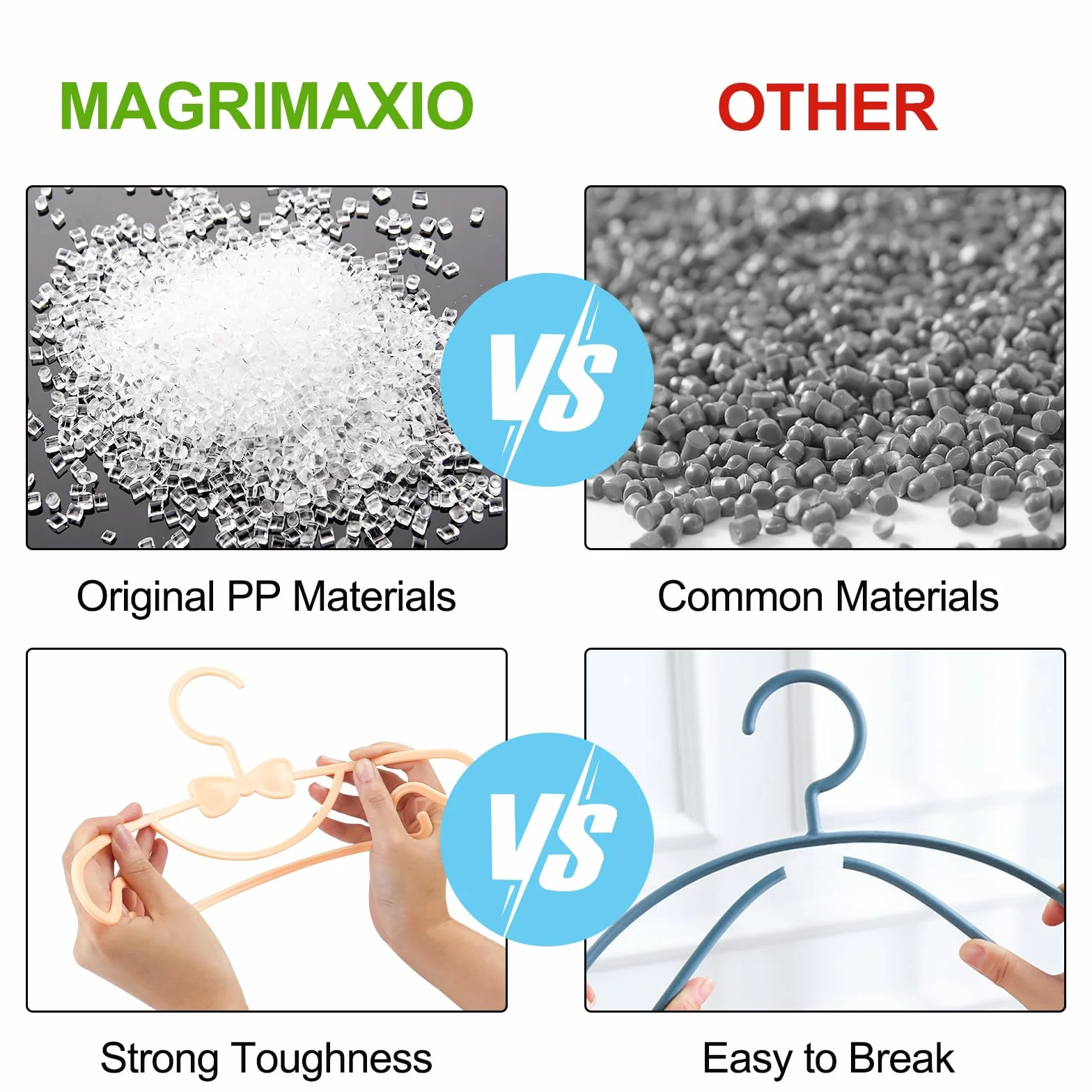 Magrimaxio 40 Piezas Perchas Ropa 4 Colores, Perchas Infantiles Antideslizantes 29.7cm, Perchas Niños Plástico, Percha Bebe Ahorro de Espacio, Baby Hangers para Infantil Armario, Ropa Bebé