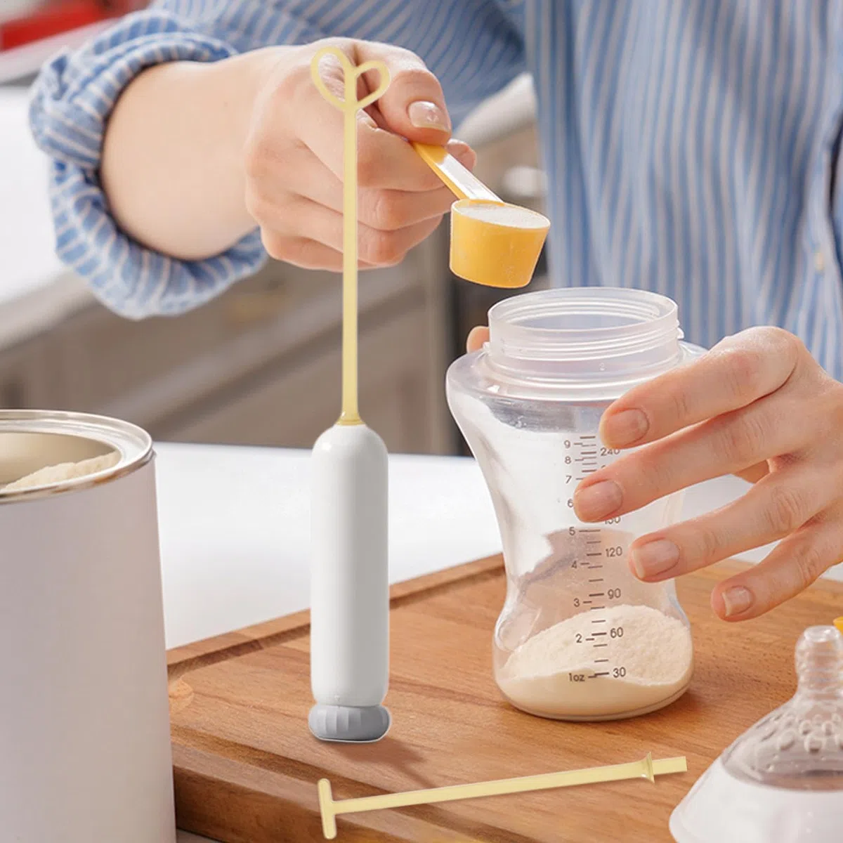 Mezclador de fórmula, batidora de leche en polvo, máquina para hacer fórmulas, espumador de leche, mezclador eléctrico para bebés