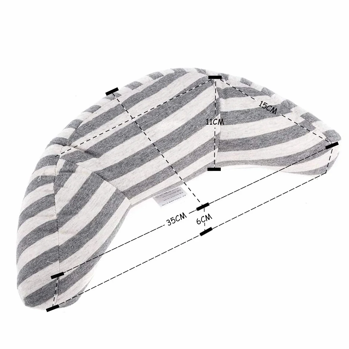 Almohada Para Bebé - Sujeta la Cabeza de Niños en Coche y Carrito 2 en 1 Reposacabezas Coche y Protector Cinturón Seguridad Para Bebés y Niños Accesorios Coche Niños (Gris)