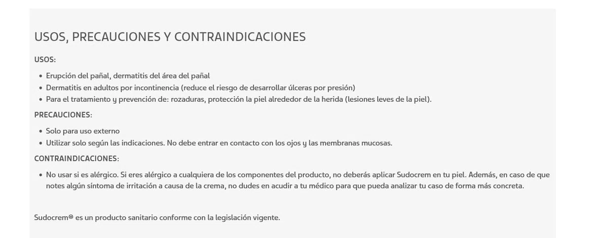 Crema del Pañal,Especial Rozaduras, compatible con [SUDOCREM],Area del Pañal,Protector y Regeneradora de la Piel [Producto cosmético] (Grande125 gramos)