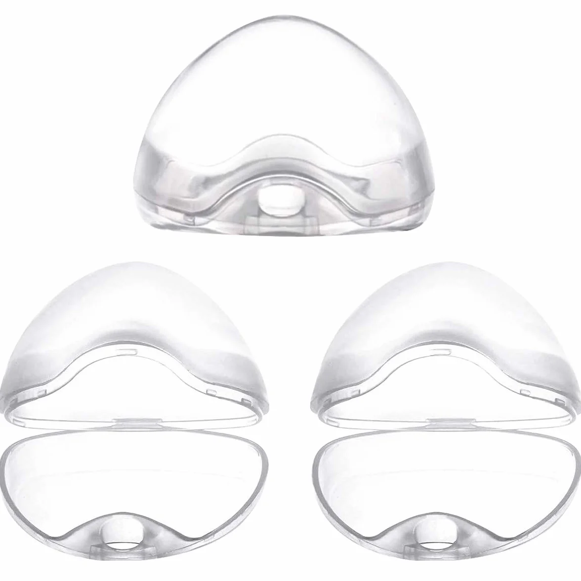 3PCS Caja de Chupete Infantil, Caja de Almacenamiento Portátil, Funda Chupete Infantil, Portachupetes Portátiles - Libre de BPA, No Tóxico