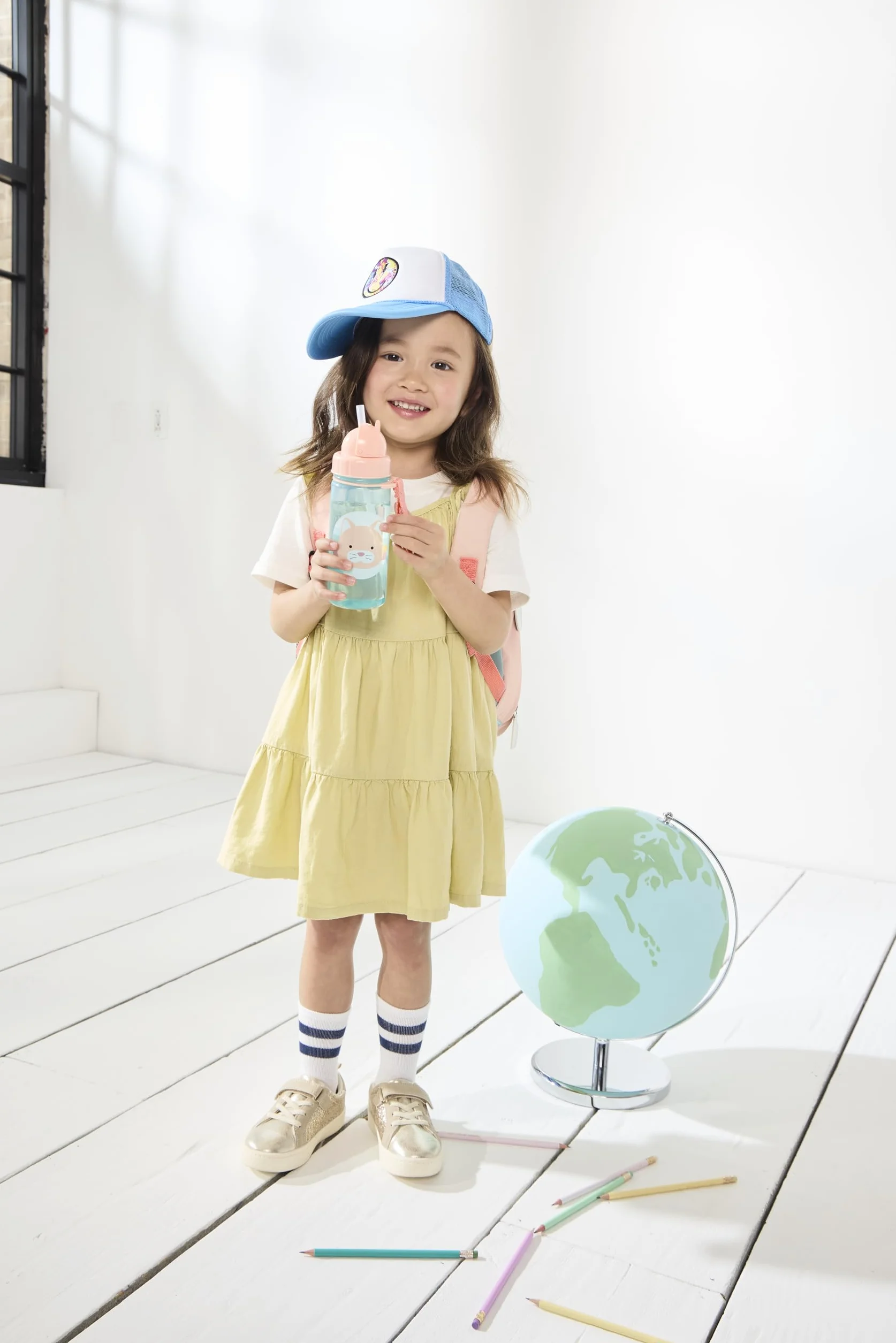 Skip Hop Zoo - Botella con pajita, diseño de gato