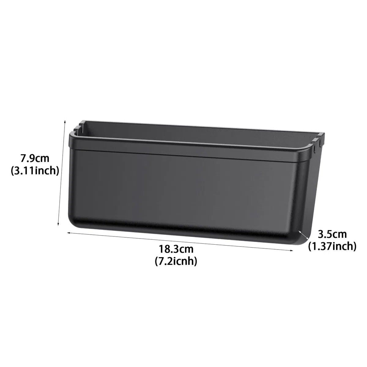 de almacenamiento lateral para puerta de coche - Organizador automático adhesivo, soporte compacto para monedas y objetos pequeños, diseño fácil de montar, interior resistente | Access