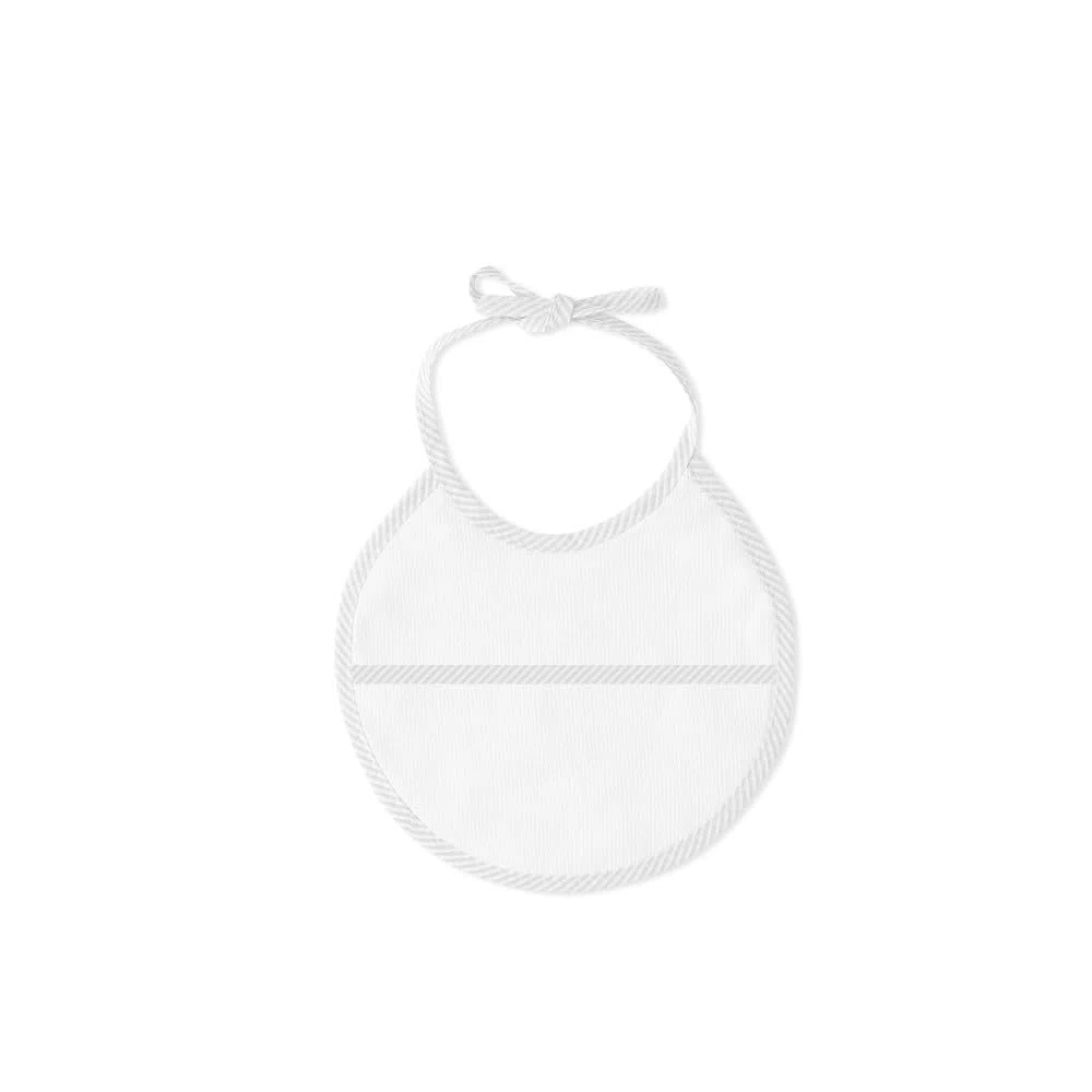 Interbaby - Capa de Baño Bebe Blanco + Babero | Toalla Bebe con Capucha 100% Algodón, 100x100cm, Unisex | Suave, Cómoda, Ideal Recién Nacidos, Bebes y Niños Pequeños | Diseño Punto de Cruz Liso