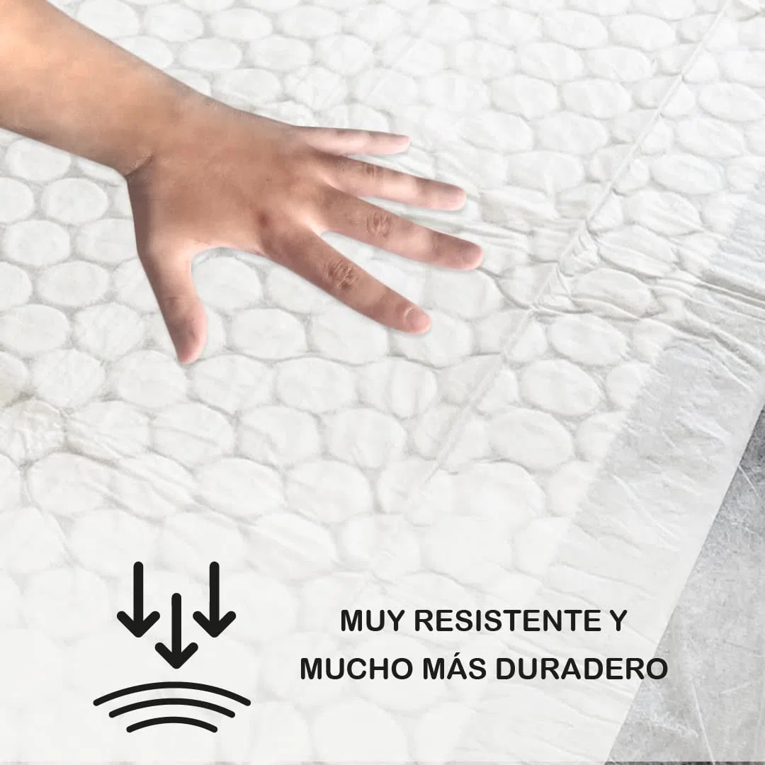 Protector de Cama Desechable para Bebés 60x60 cm | Paquete de 25 Unidades