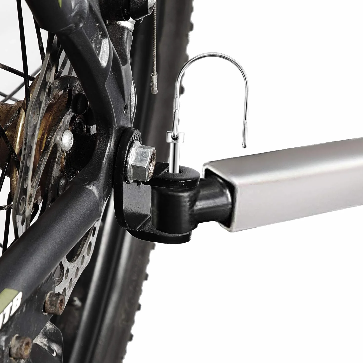 Boao 2 Juegos de adaptadores de acoplador de Enganche de Remolque de Bicicleta, Conector de Repuesto en ángulo Compatible con Enganche de remolques Burley