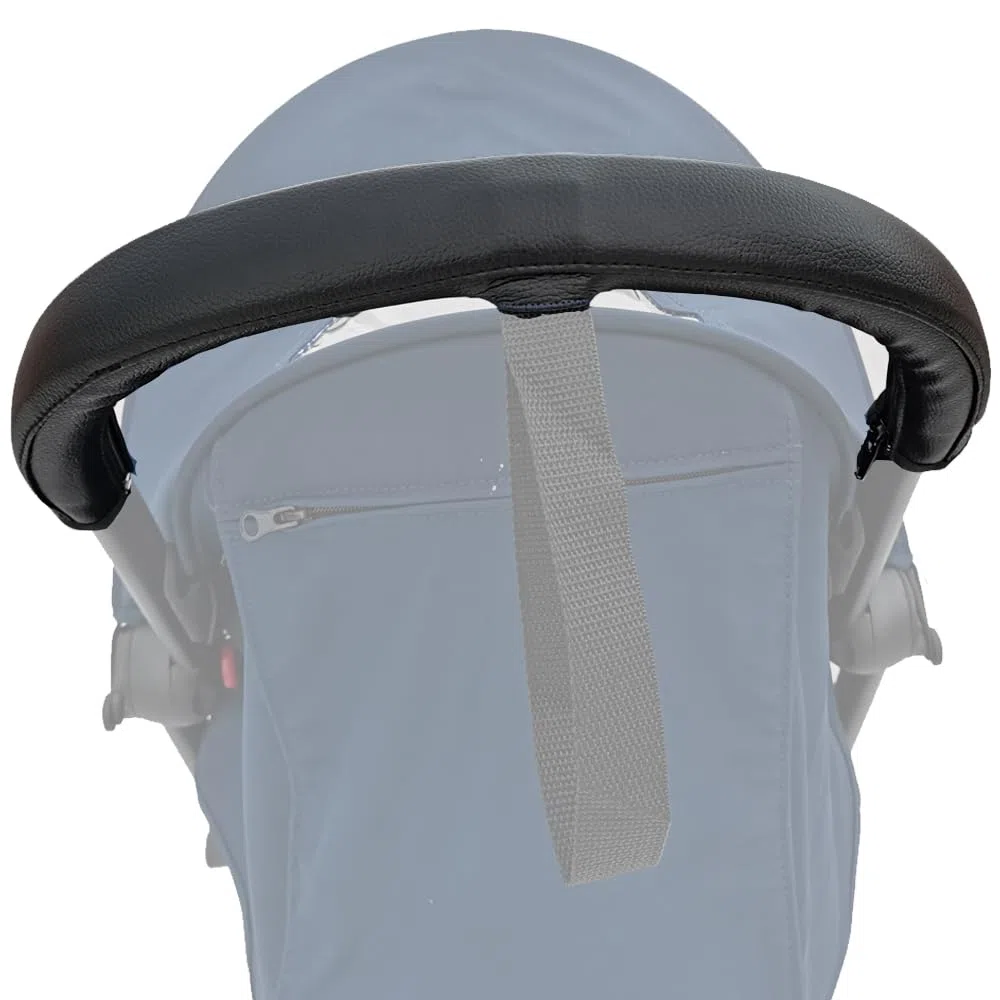 Funda de piel sintética para asa de cochecito, funda protectora para cochecito, accesorios para cochecito babyzen yoyo, con las manos correas agujero