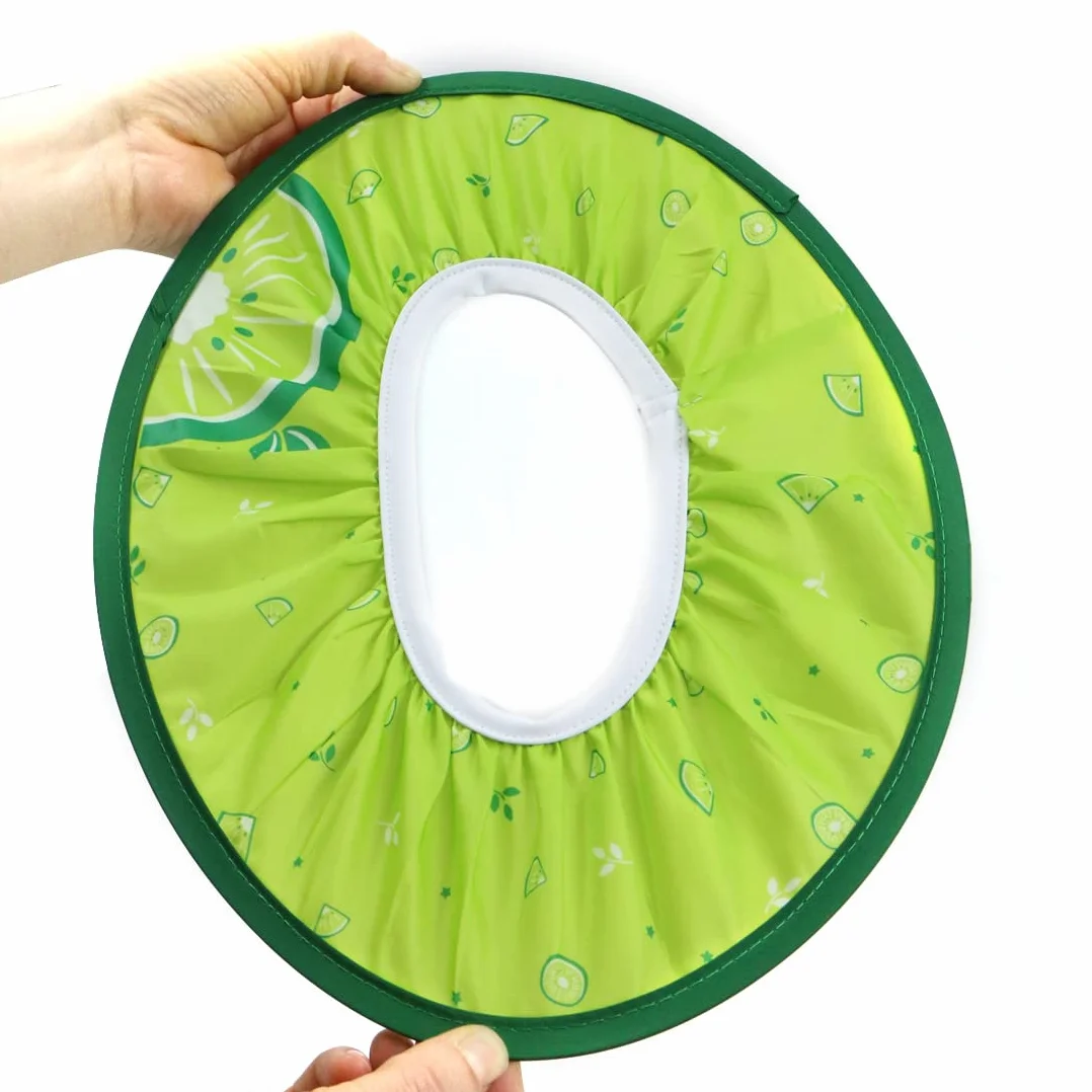 Gorro De Ducha Bebé NiñOs BañO - Para Visera Ajustable Gorra Impermeable Protector Champú Suave DiáMetro Interior 10 Cm Exterior Protector E Evitar Que Agua Fluya Hacia Los Ojos Y La Cara 30 Verde