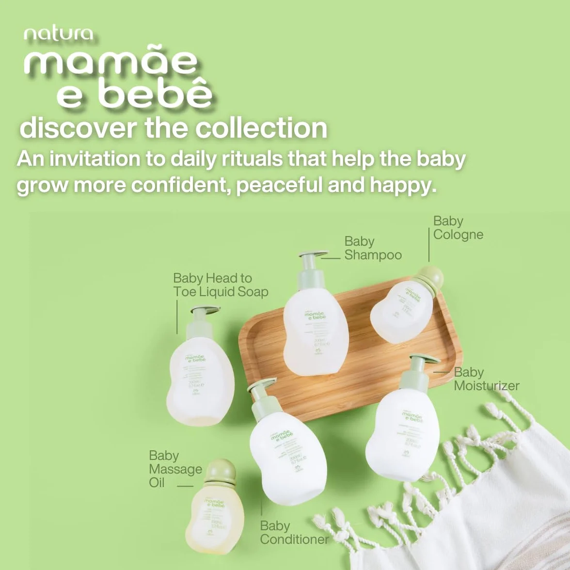Natura - Linha Mamae e Bebe - Refil Condicionador 200 Ml - (Natura - Mom & Baby Collection - Conditioner Refill 6.76 Fl Oz)