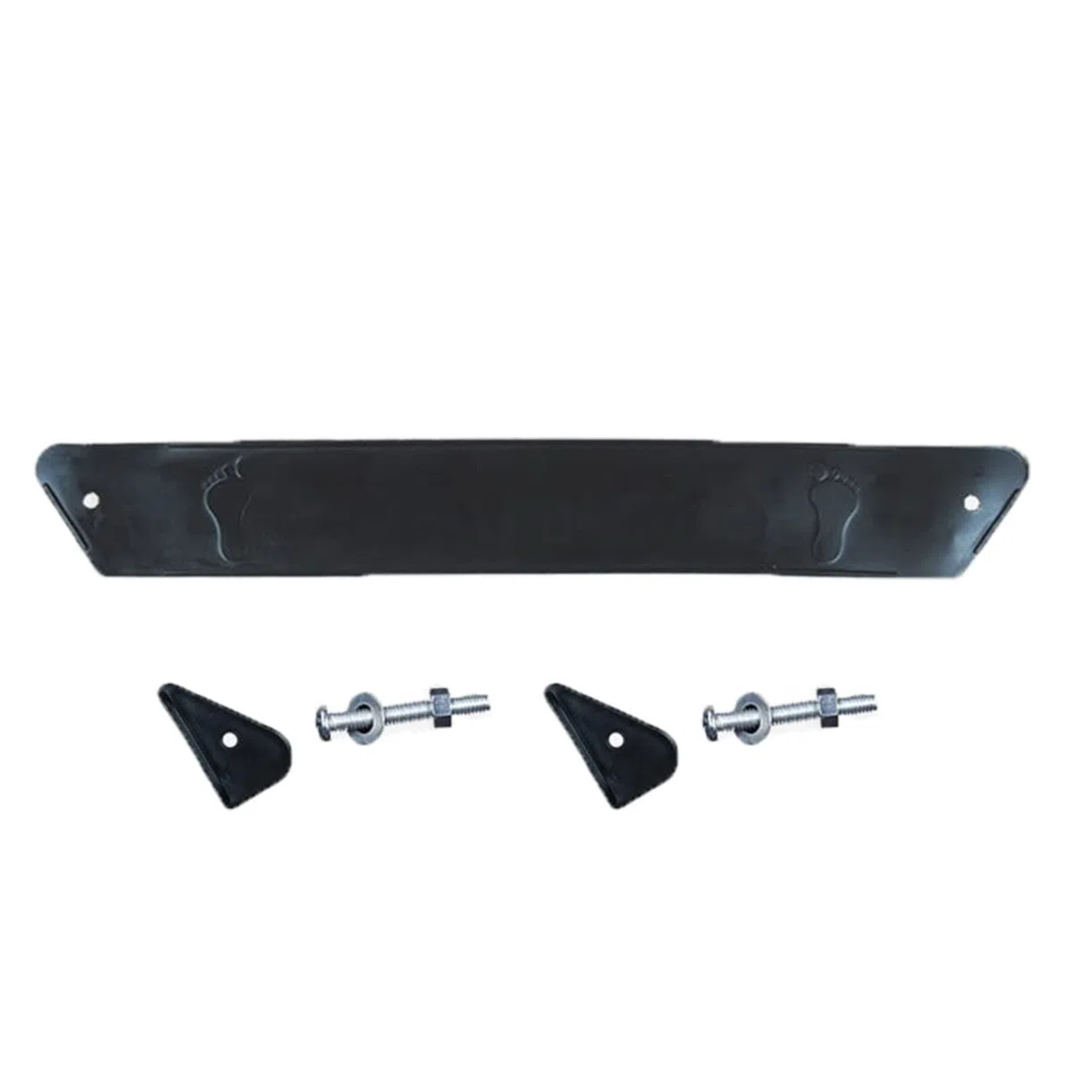 COSSIKA Almohadilla Antideslizante Cochecito de bebé Almohadilla Antideslizante Pedal Accesorios para Cochecito Reposapiés Antideslizante Silla de Paseo Compacta y Ligera Bebé Negro