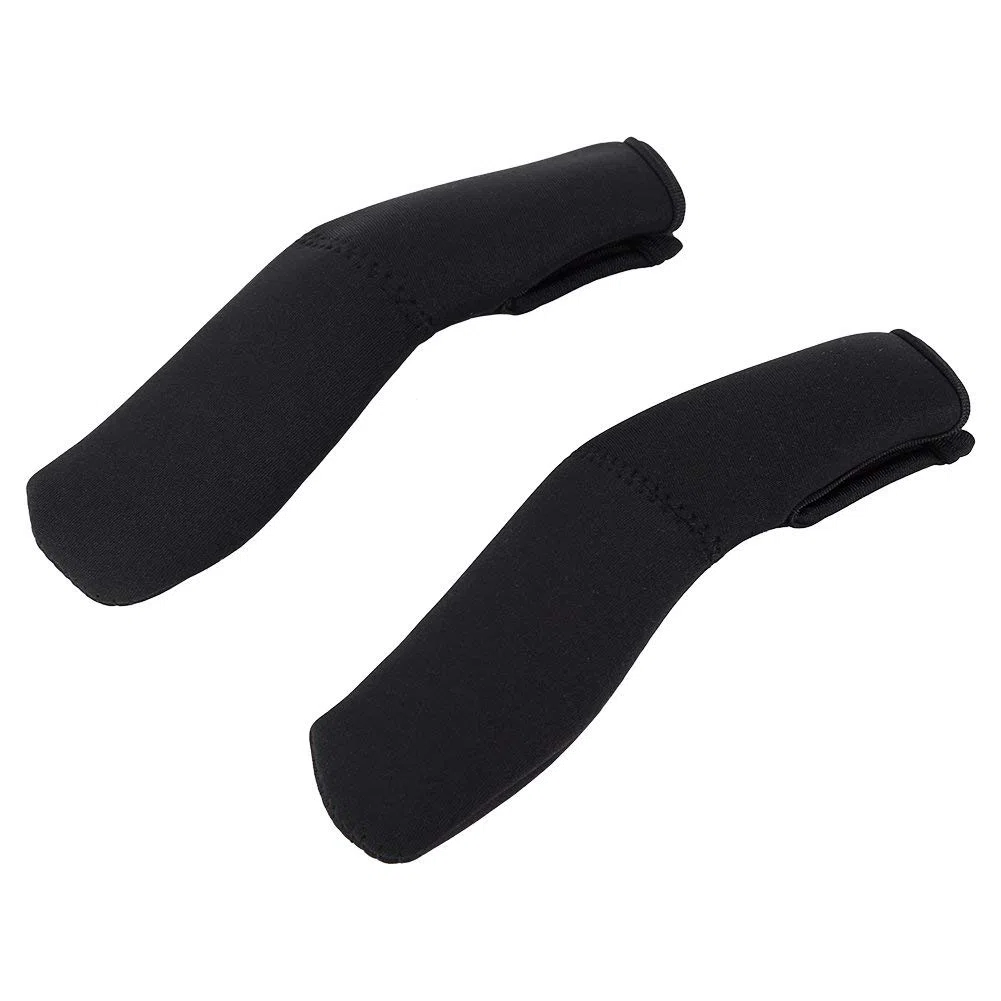 Ejoyous Funda Protectora Carro Bebe, 2 Fundas Funda Protectora Silla de Paseo para Modelos de Cochecito a Prueba de Polvo, Ajuste Universal Funda Manillar Maclaren para Cochecito de Bebé(Negro)
