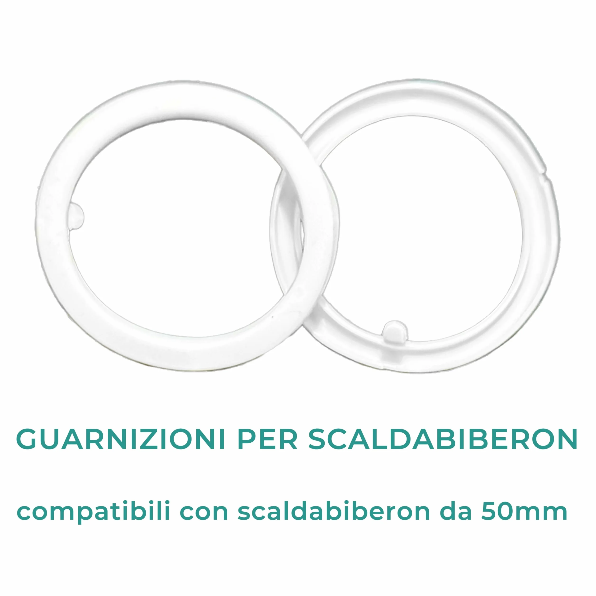 Juntas para calentador de biberones portátil de 50 mm – 2 piezas de silicona alimentaria – BPA free – Compatible con todas las mejores marcas de calentadores de biberones