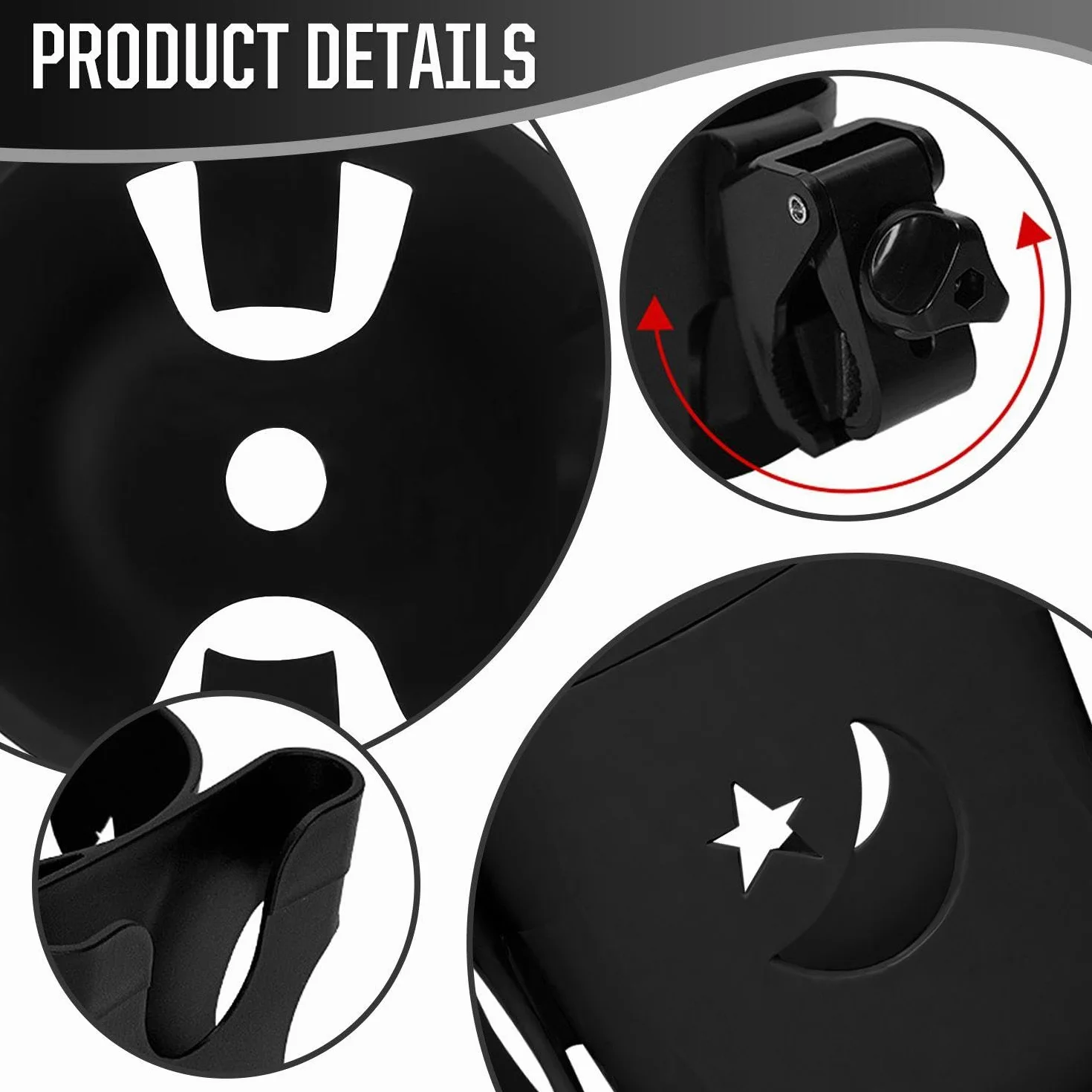 1 Pieza De Portavasos Para Cochecito De Bebé, 2 Piezas De Gancho Para Cochecito De Bebé, 1 Pieza De Toalla Para Saliva De Bebé, Suministros Para Excursiones Para Bebés.