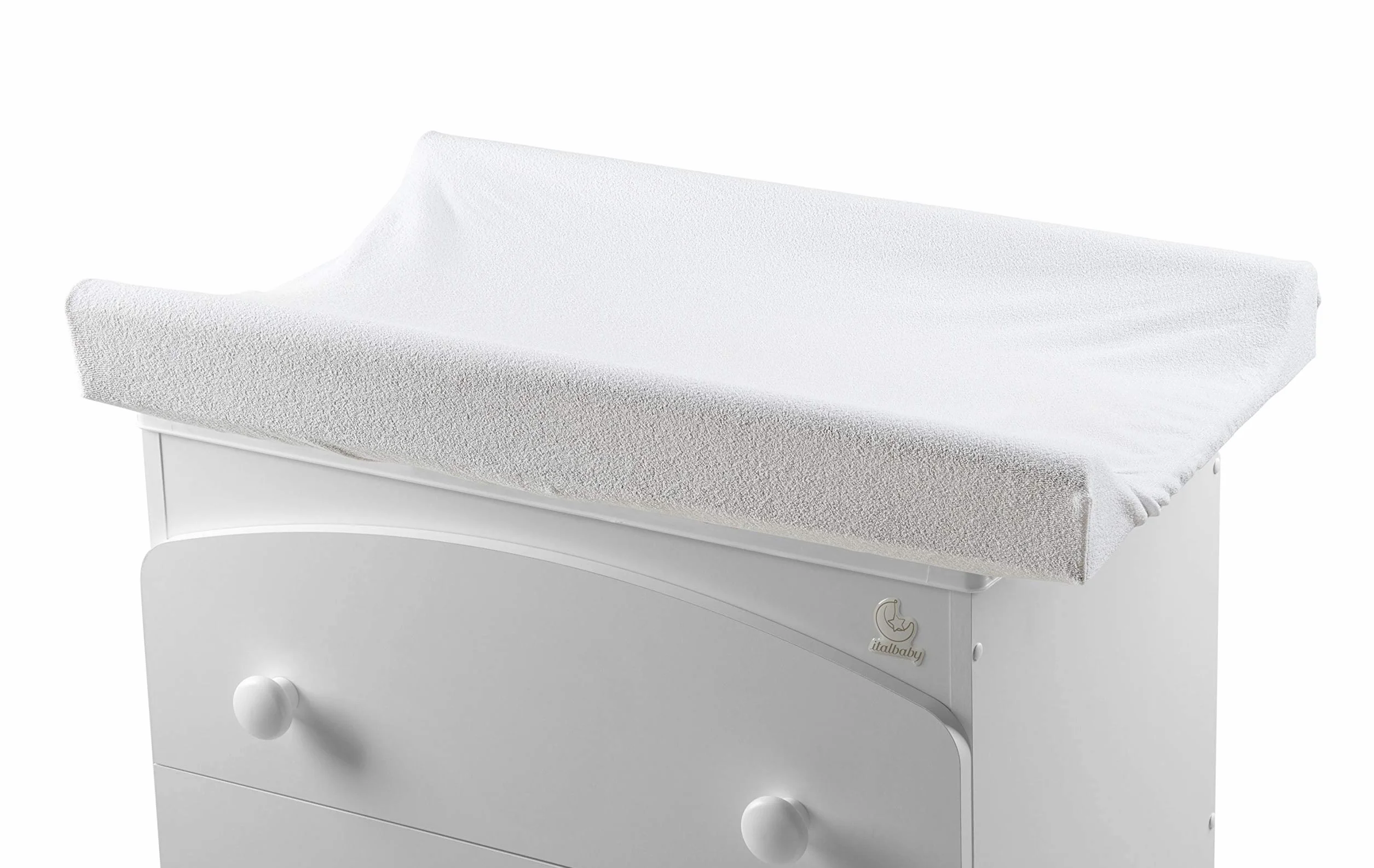 Italbaby 050,0020 Funda de cambiador, de Rizo, Universal, Color Blanco