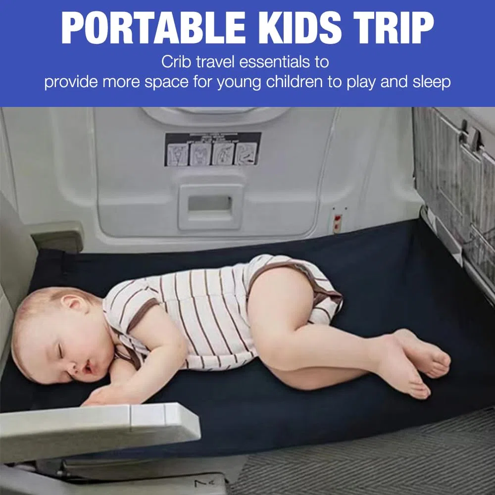 Reposapiés de Avión para Niños, Extensión de Asiento de Avión para Niños, Cama de viaje para niños en avión, para dispositivos de avión, vuelos de corta distancia