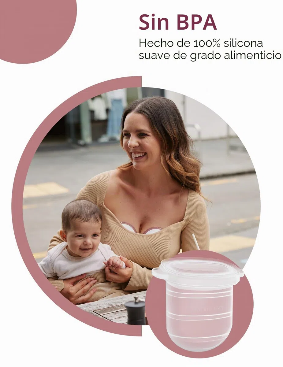 Momcozy Mobile Style | M6 Diafragma, Accesorios de Repuesto Originales para el Extractor de Leche Mobile Style | M6, 2 Piezas