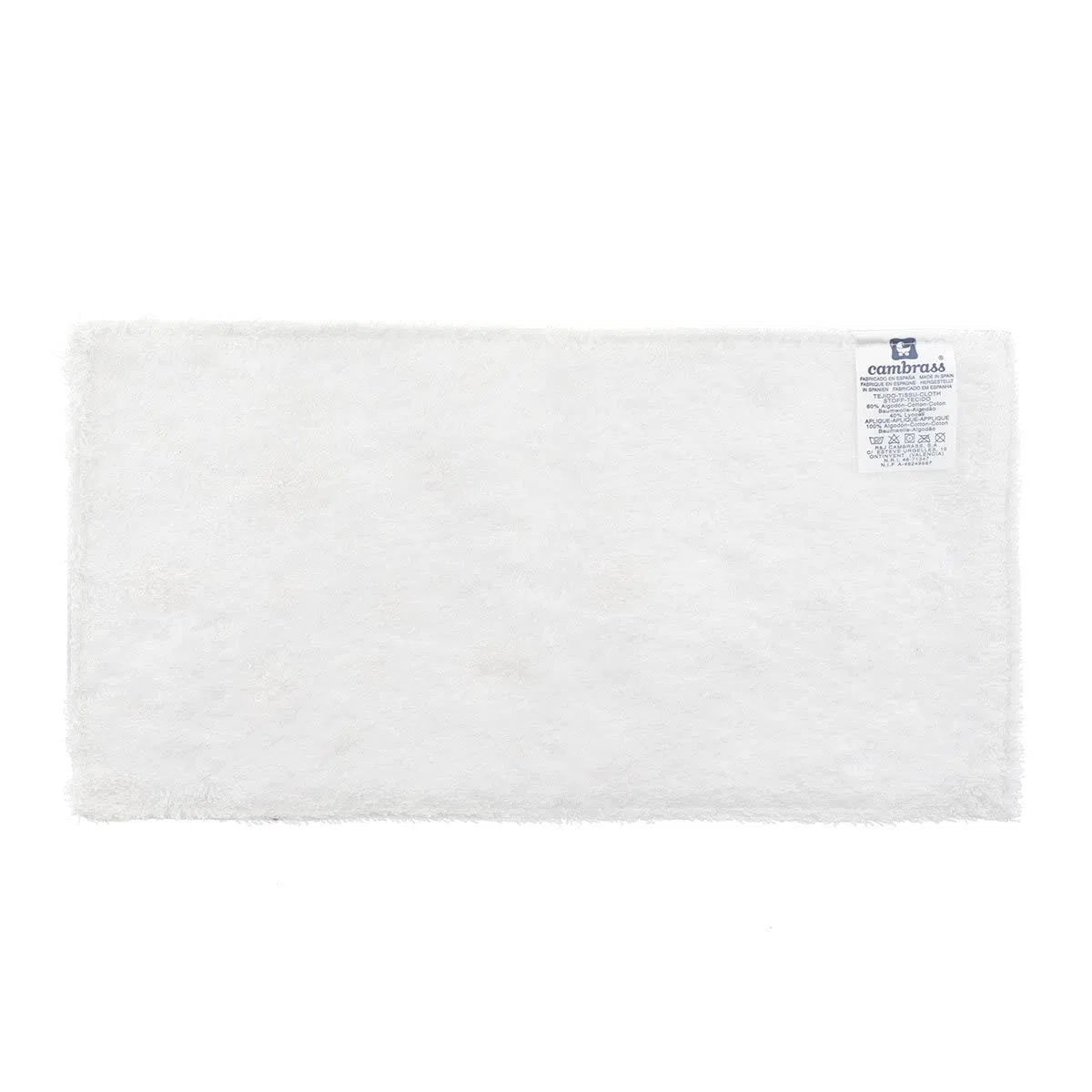 Cambrass-Toalla pequeña para secar las babas del bebé-Gasa para limpiar al bebé-seca babas Greery Beige 29.5x15.5x1 cm