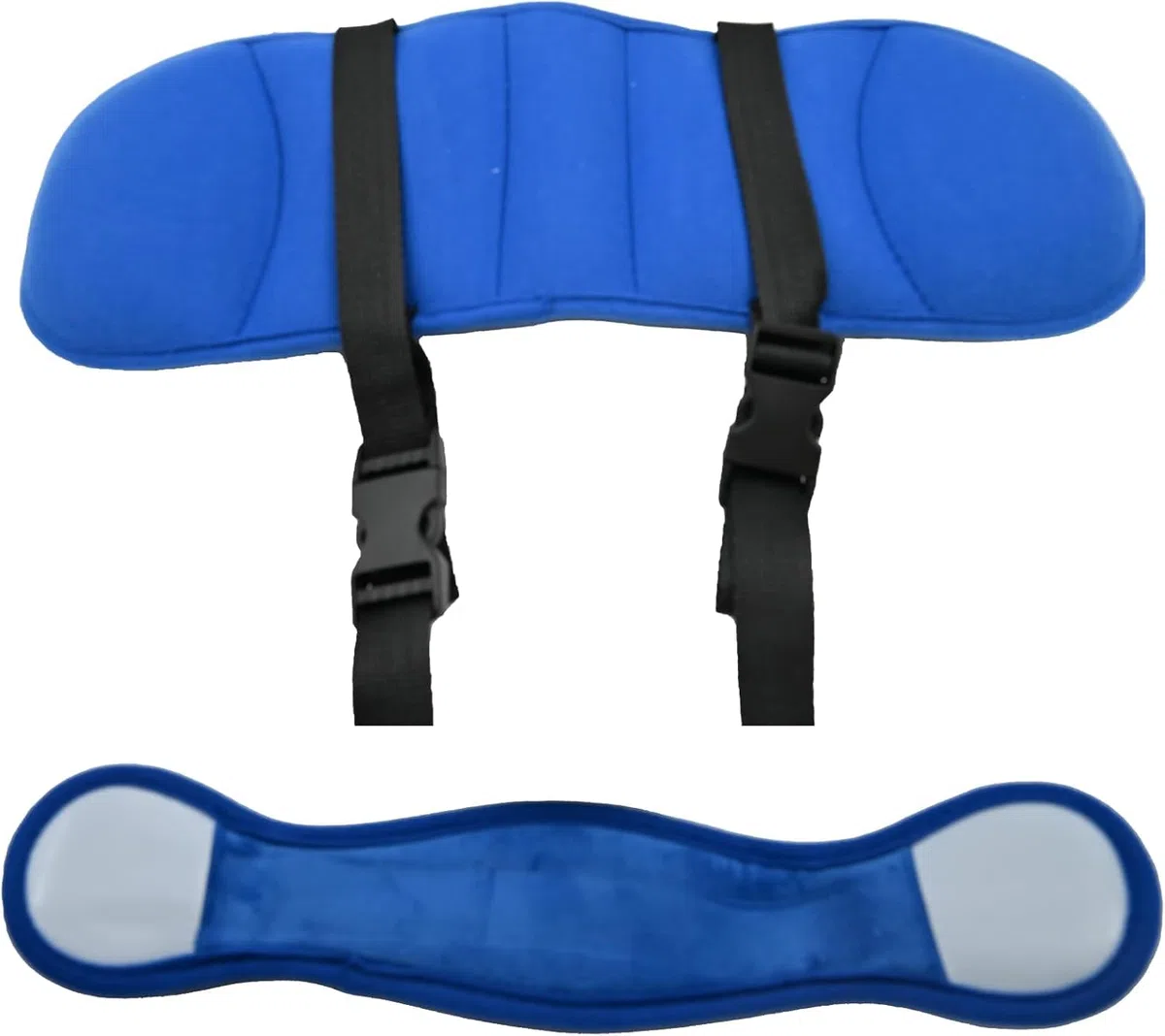 Soporte para la Cabeza del Asiento de Coche Ajustable,Reposacabezas de Seguridad para niños,cinturón de ayuda para la cabeza para asiento de coche infantil (azul)