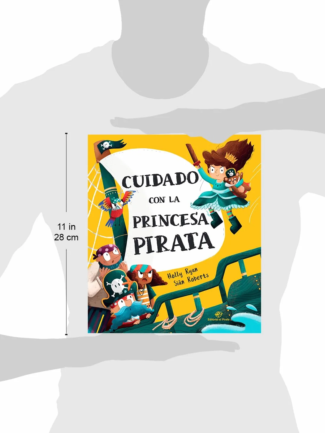 Cuidado con la princesa pirata: Libro emocionante de aventuras, 3-6 años, letra de imprenta; contar a partir de 3 años, leer a partir de 6; texto rimado, divertido (SIN COLECCION)