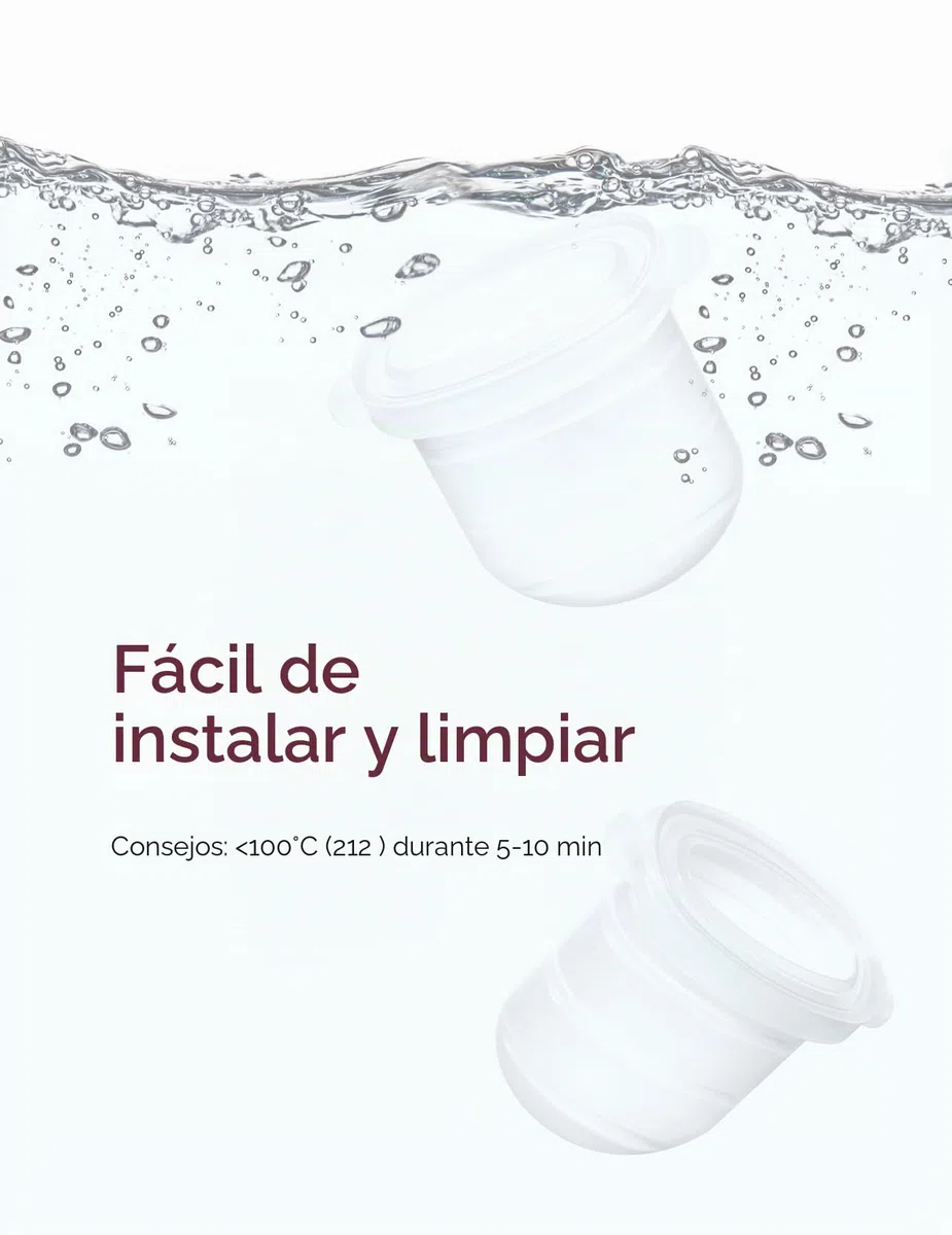 Momcozy Mobile Style | M6 Diafragma, Accesorios de Repuesto Originales para el Extractor de Leche Mobile Style | M6, 2 Piezas