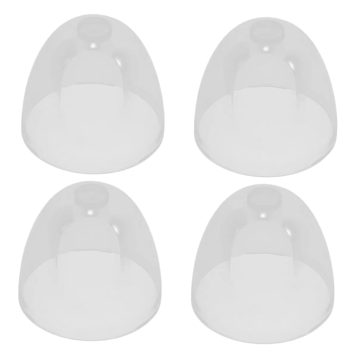 TOYANDONA 4Piezas Biberón Reutilizables Accesorios para Biberones de Cuello Tapa Antipolvo y Tapa Repuesto para Alimentación Infantil Compatibles con Contenedores