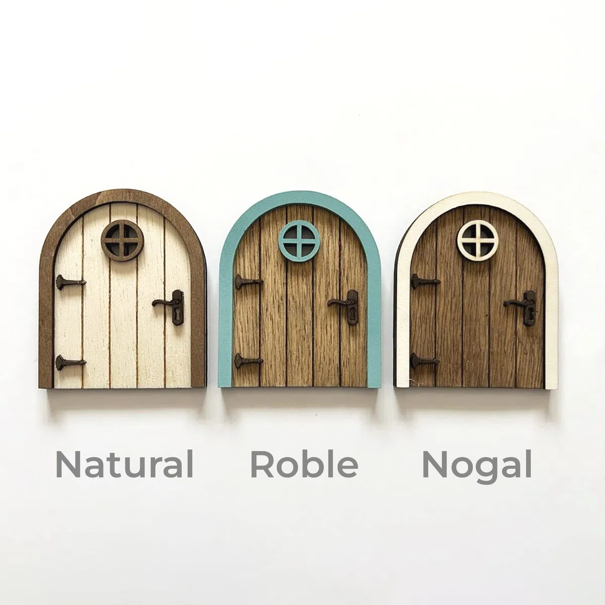 [ Pine & Kids ] Puerta de Ratoncito Pérez Personalizada de Madera a Color