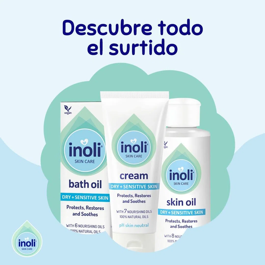Skincare – Inoli Aceite de Baño para Piel Seca y Sensible 100ml – Esenciales para Bebé