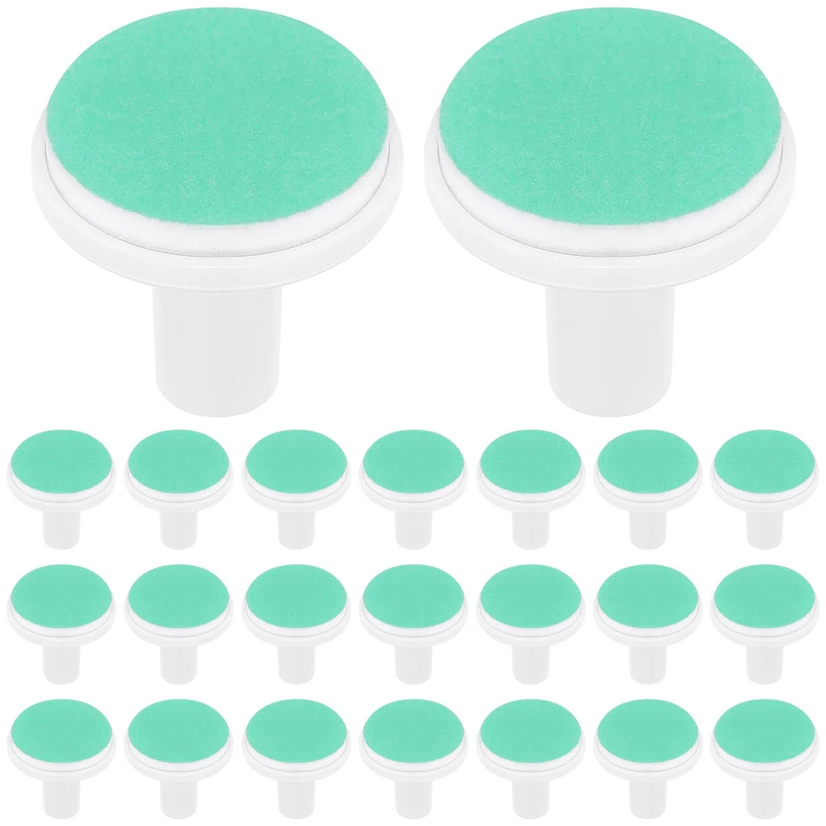 Angoily Almohadillas para limas de uñas para bebé, unidades, almohadillas de repuesto para cortaúñas de bebé, cabezales de lijado de uñas eléctricos estándar para niños, cortaúñas para recién