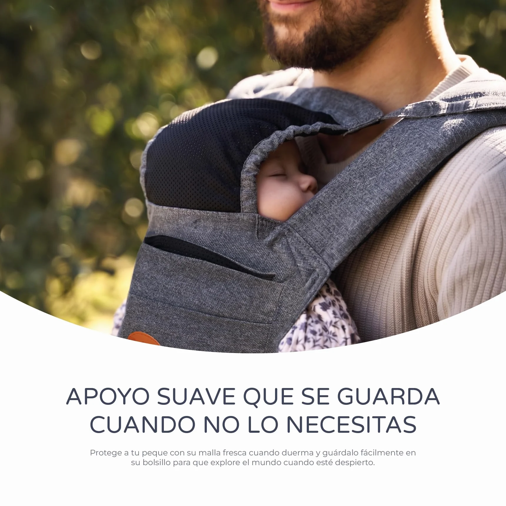 MS BabyWorld Kowari Portabebés Elástico Ergonómico Ajustable Hasta 15 kg