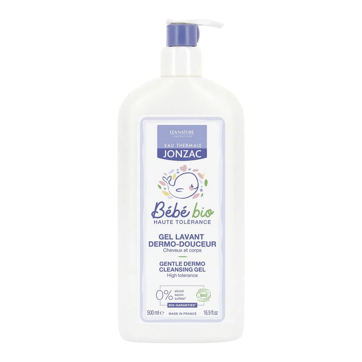 Eau Thermale Jonzac Gel Lavant Dermo-Douceur BIO,500 Ml