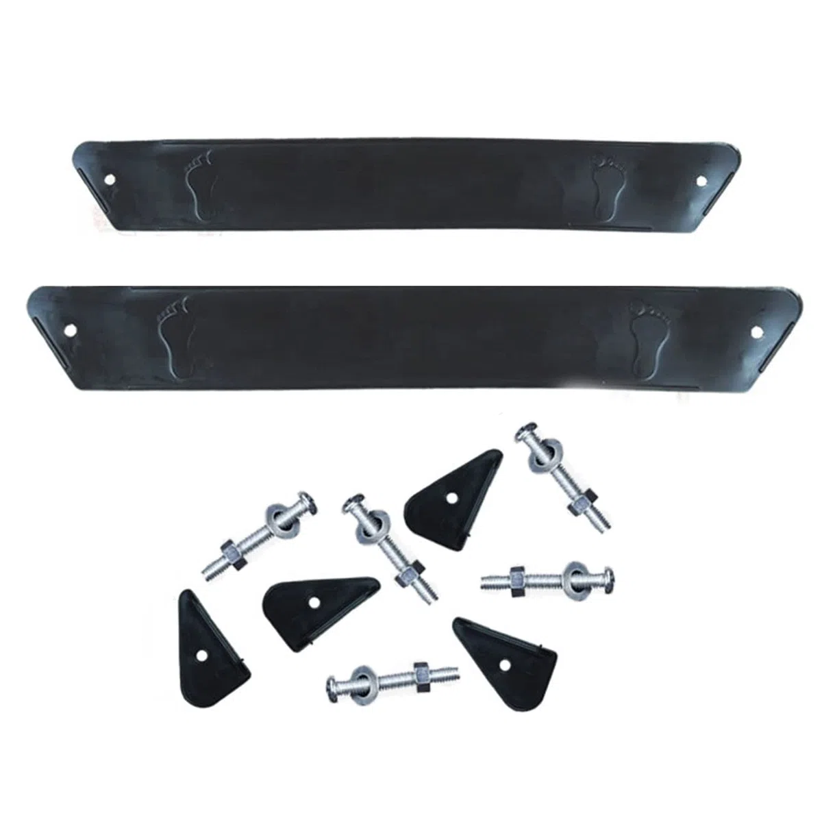 COSSIKA Almohadilla Antideslizante Cochecito de bebé Almohadilla Antideslizante Pedal Accesorios para Cochecito Reposapiés Antideslizante Silla de Paseo Compacta y Ligera Bebé Negro