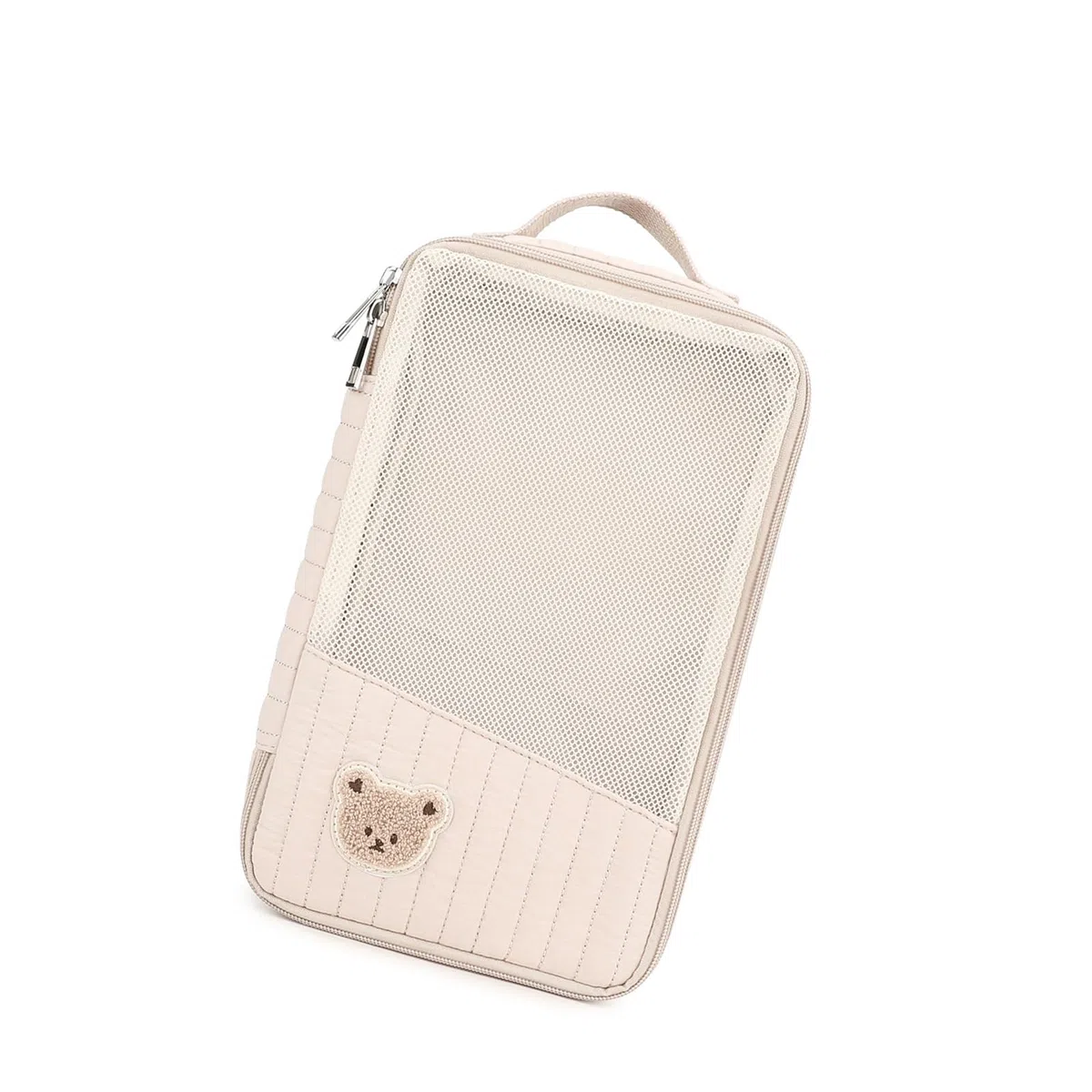 Bolsa Organizadora De Pañales Portátil Construcción De Algodón Transpirable Compartimento Espacioso Para Cambios Rápidos De Pañales Bolsa De Almacenamiento Para Bebés Amigable Con La Piel Aire