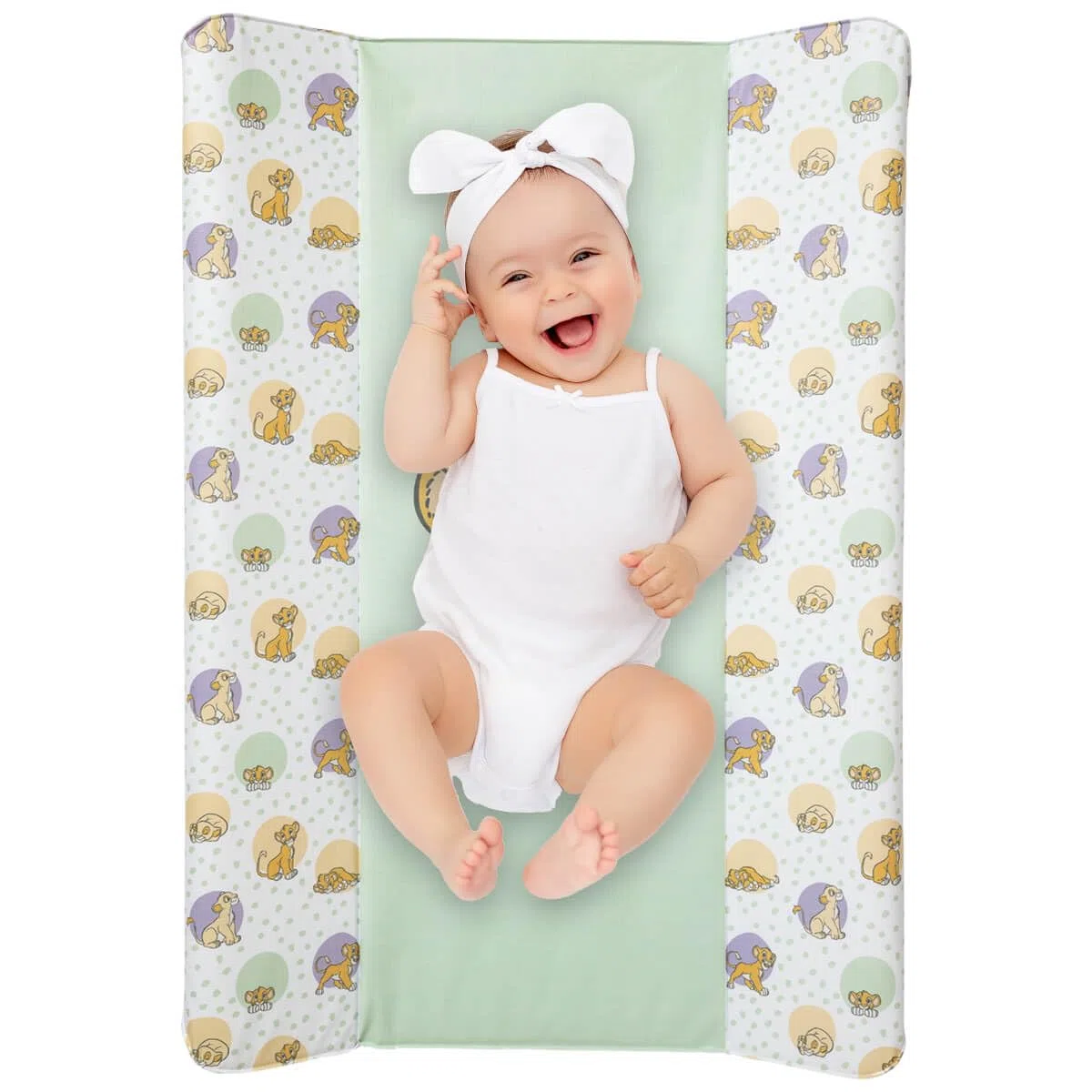 BABYCALIN – Colchón de cambio estándar premio Rey León acogedor – 50 x 70 cm