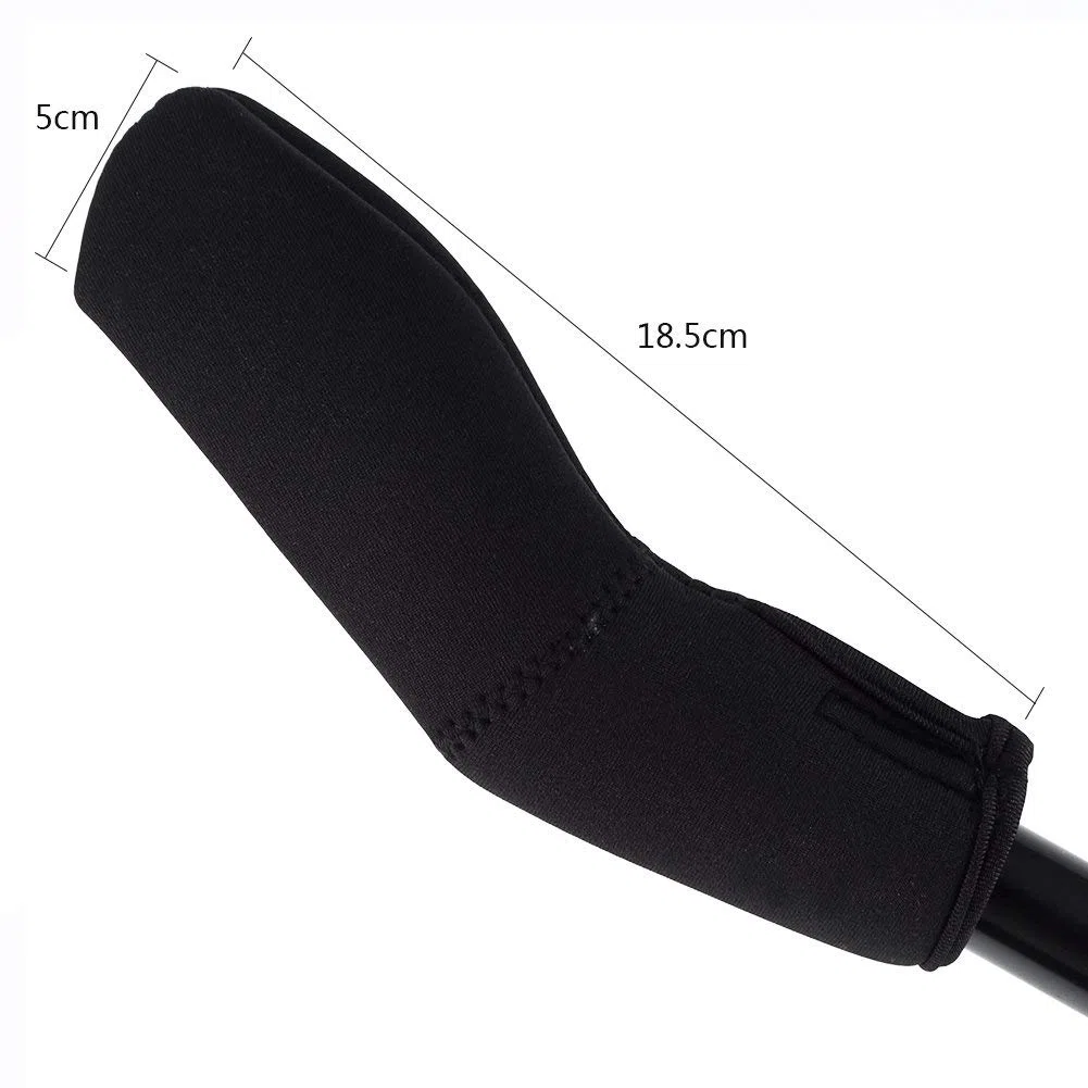 Ejoyous Funda Protectora Carro Bebe, 2 Fundas Funda Protectora Silla de Paseo para Modelos de Cochecito a Prueba de Polvo, Ajuste Universal Funda Manillar Maclaren para Cochecito de Bebé(Negro)