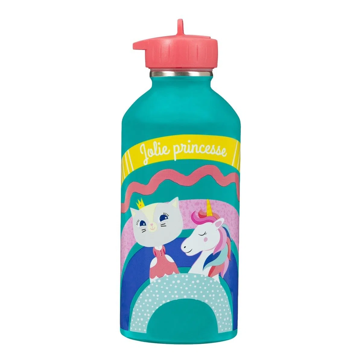 Draeger Paris - Calabaza de acero inoxidable para niño - Jolie Princesse - Licorne