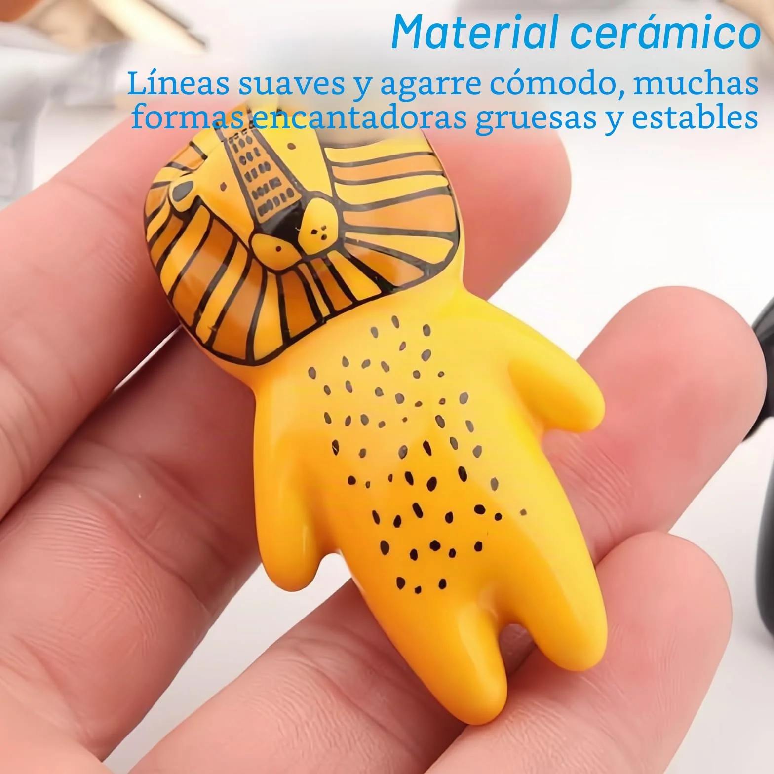 Pomos de Armario Con Forma de Animales: 4 Unidades de Tiradores de Cerámica Para Cajón, Caricatura Para Hogar, Cocina, Niños, Dormitorio