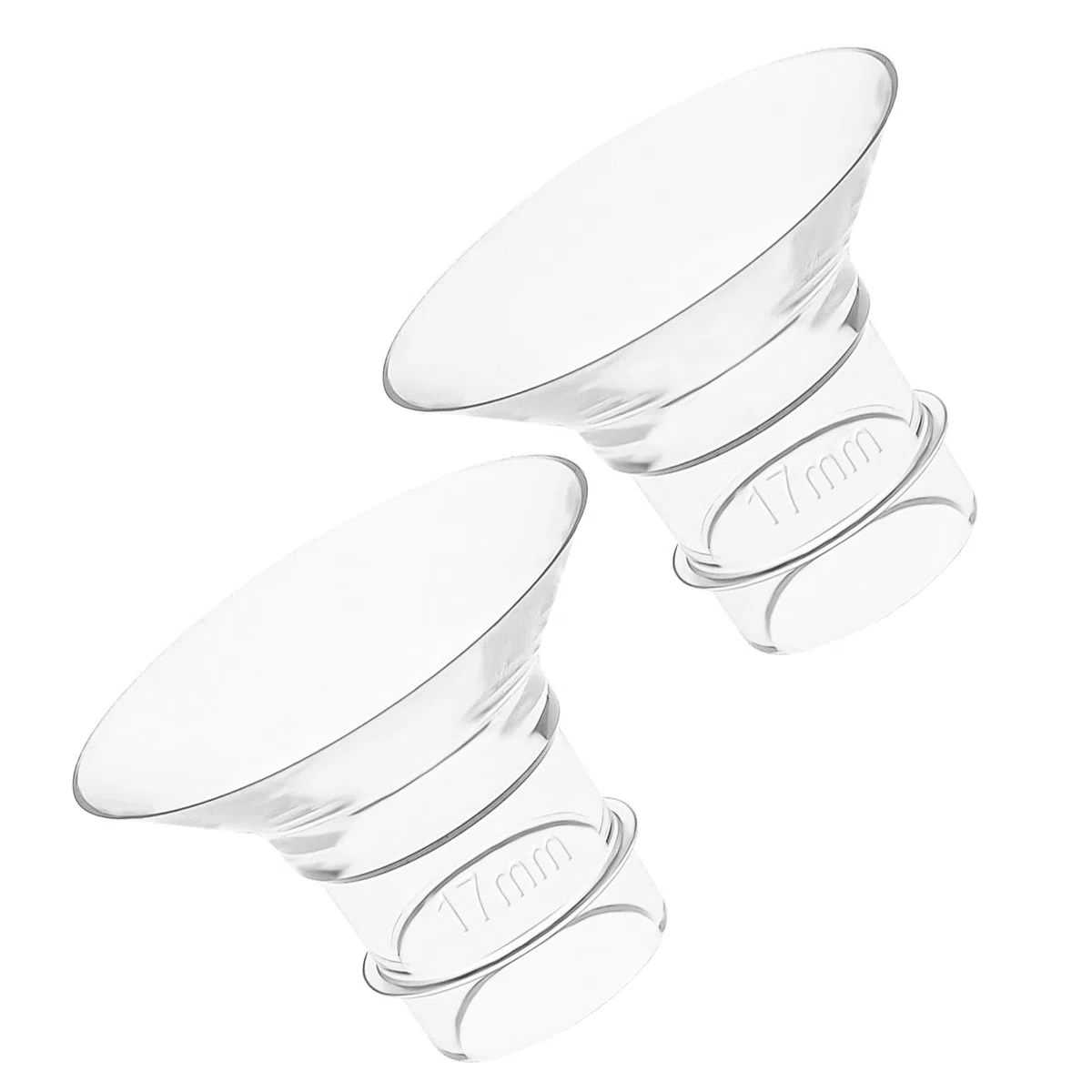 2 Uds Insertos de Brida, 17mm Inserto de Brida de Silicona para Extractor de Leche Compatible con Medela/Spectra/TSRETE/Momcozy S9/S12/S9Pro/S12Pro