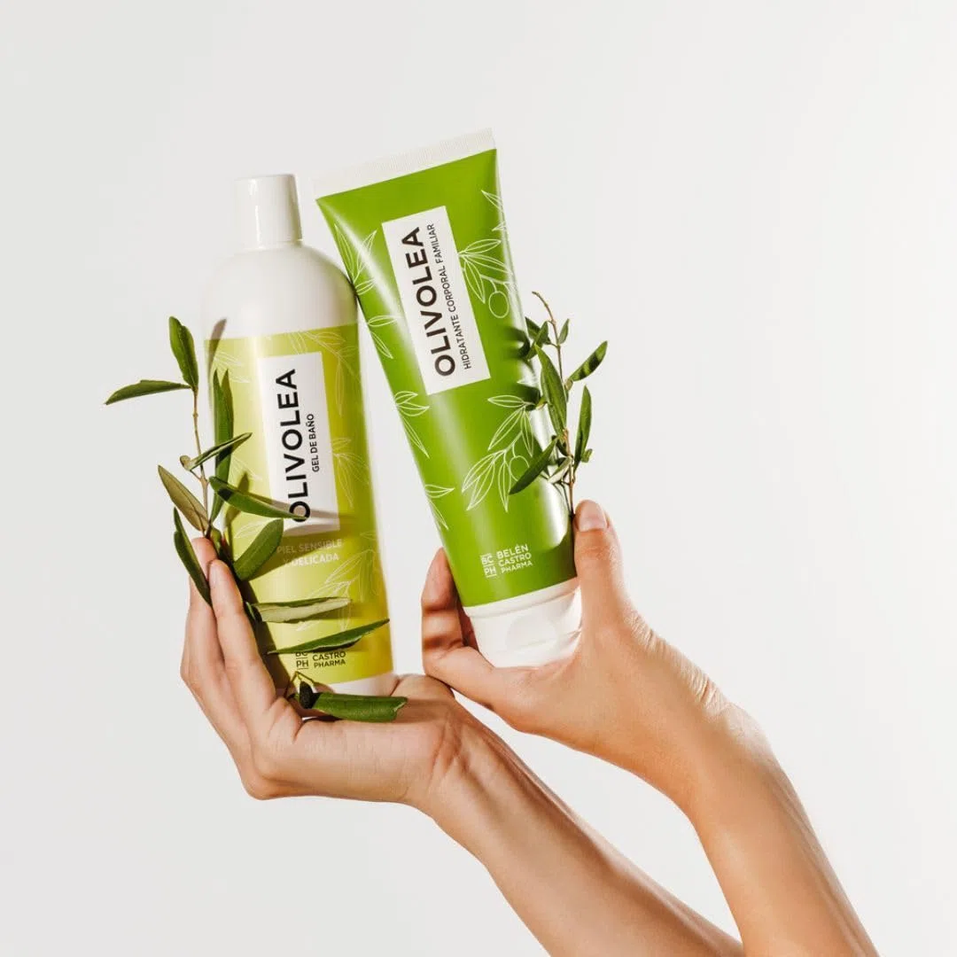 OLIVOLEA Gel de Baño Piel Sensible y Atópica - Hipoalergénico pH Neutro - Apto para Bebés y Recién Nacidos - Con Activos Naturales - 500 ml