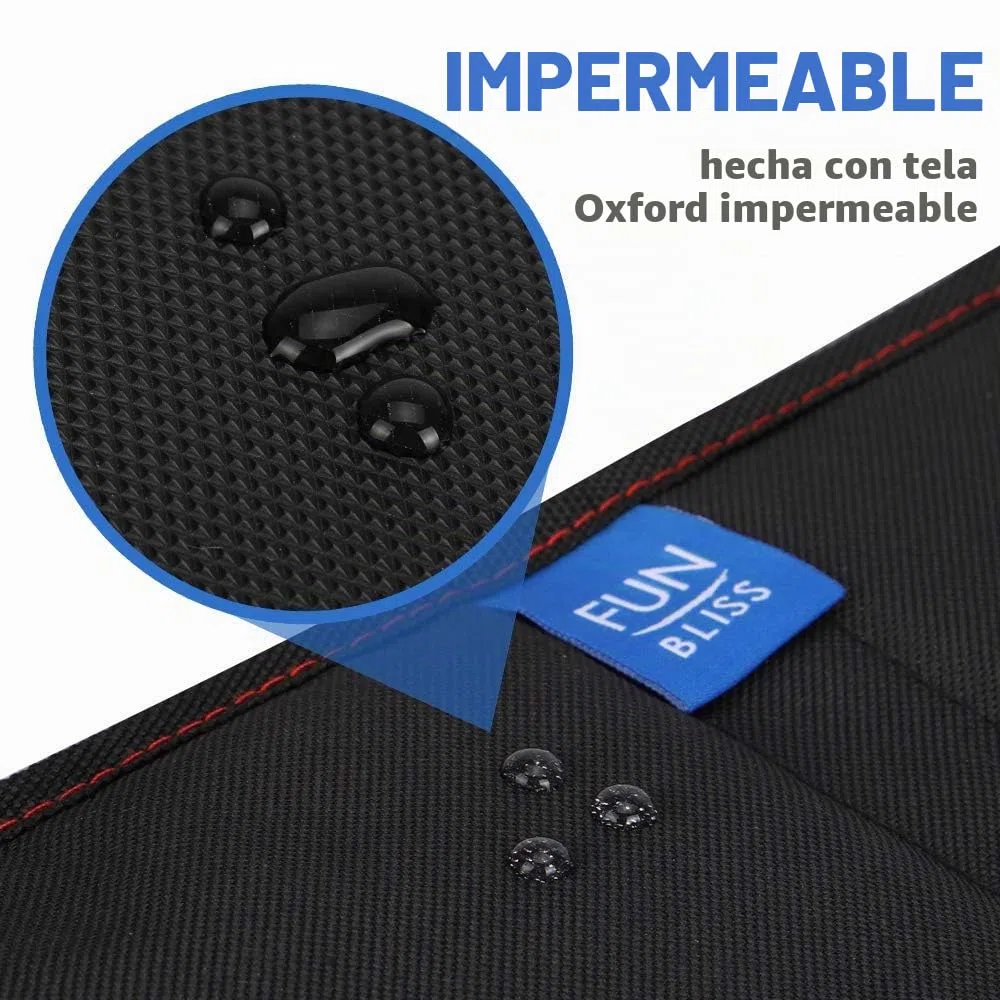 Funbliss Protectores de Asiento para Coche Impermeable Protector de Asiento de Coche para los Asientos de