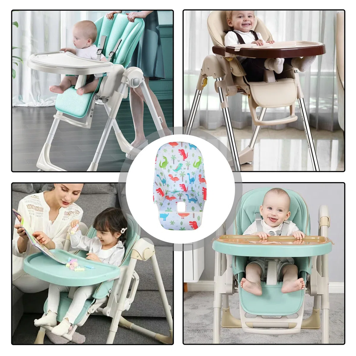 Funda Para Trona Para Bebé, Cojín Para Trona, Funda Para Silla Repuesto, Funda Para Silla Comedor Bebé Compatible Con Las Principales Marcas Del Mercado, Siesta Zero3, Baoneo, Kosmic Jané