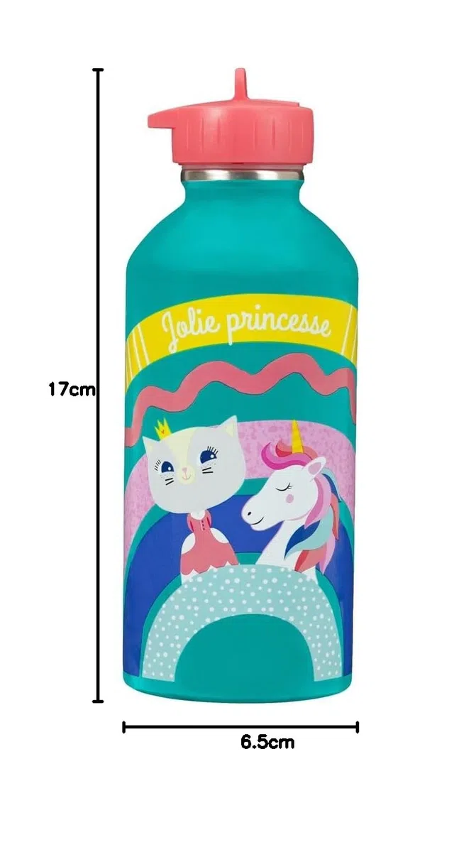 Draeger Paris - Calabaza de acero inoxidable para niño - Jolie Princesse - Licorne
