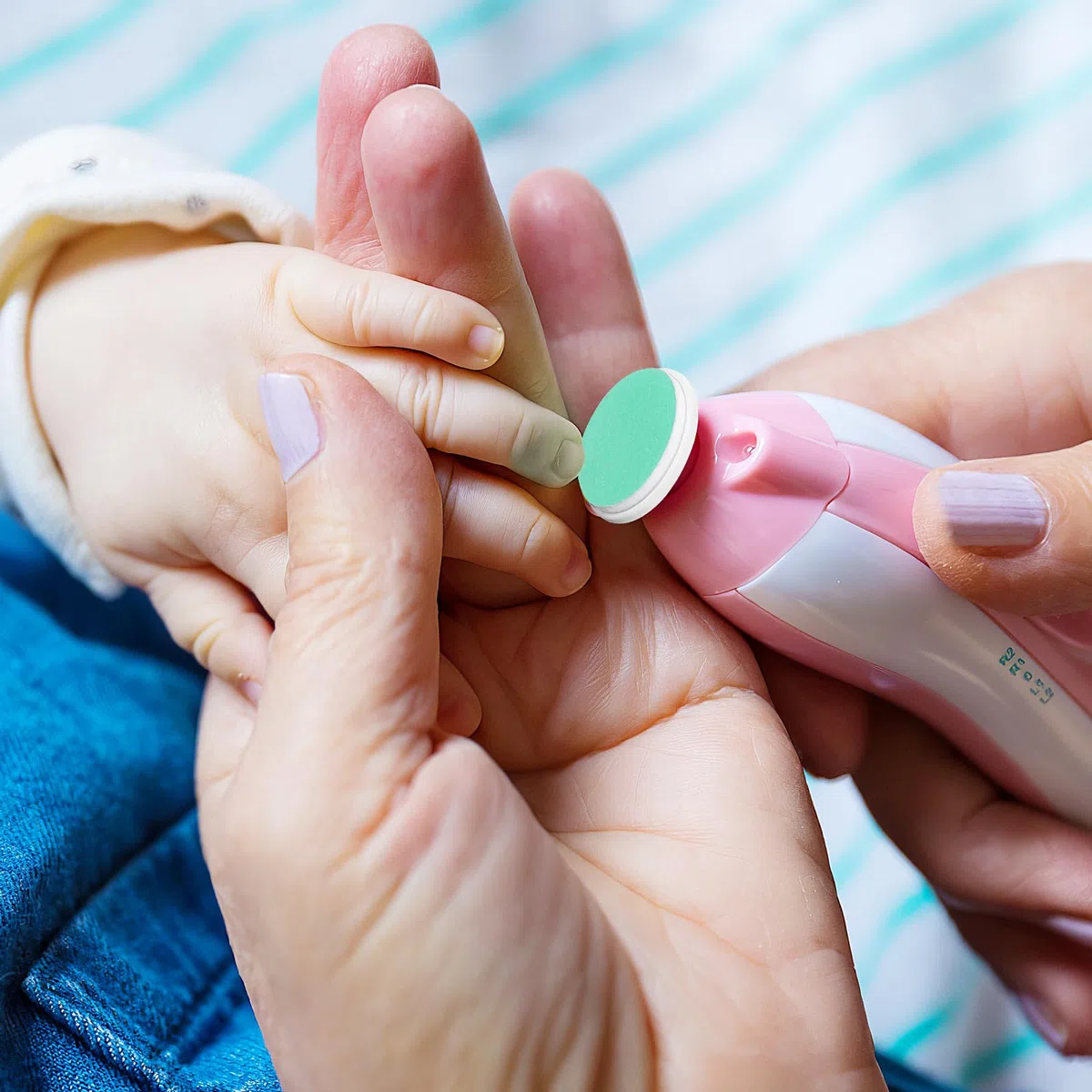 Angoily Almohadillas para limas de uñas para bebé, unidades, almohadillas de repuesto para cortaúñas de bebé, cabezales de lijado de uñas eléctricos estándar para niños, cortaúñas para recién