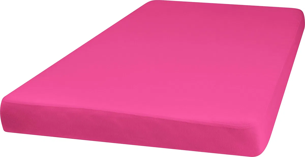 Playshoes Protector de colchón con sábana Bajera Ajustable, 60 x 120 cm, Color Rosa