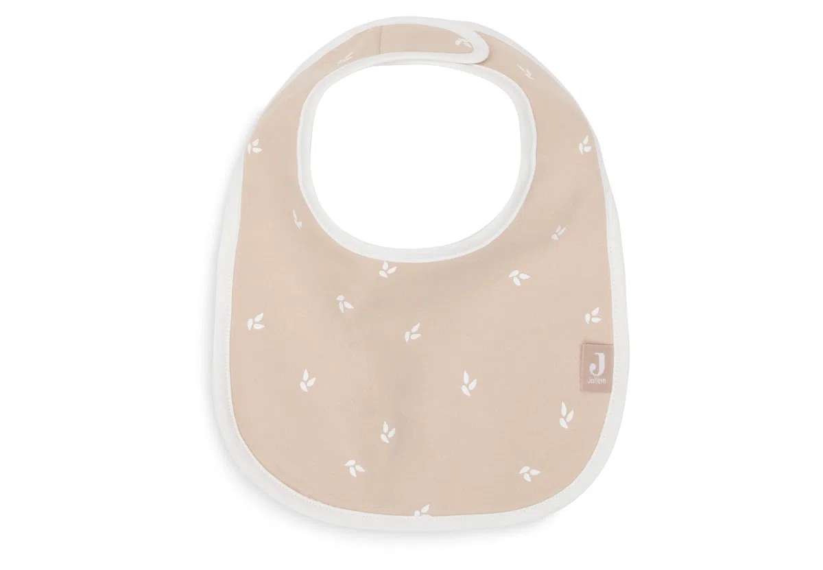 Jollein Baberos para bebé, 5 unidades, impermeables, con cierre de velcro, babero para bebé