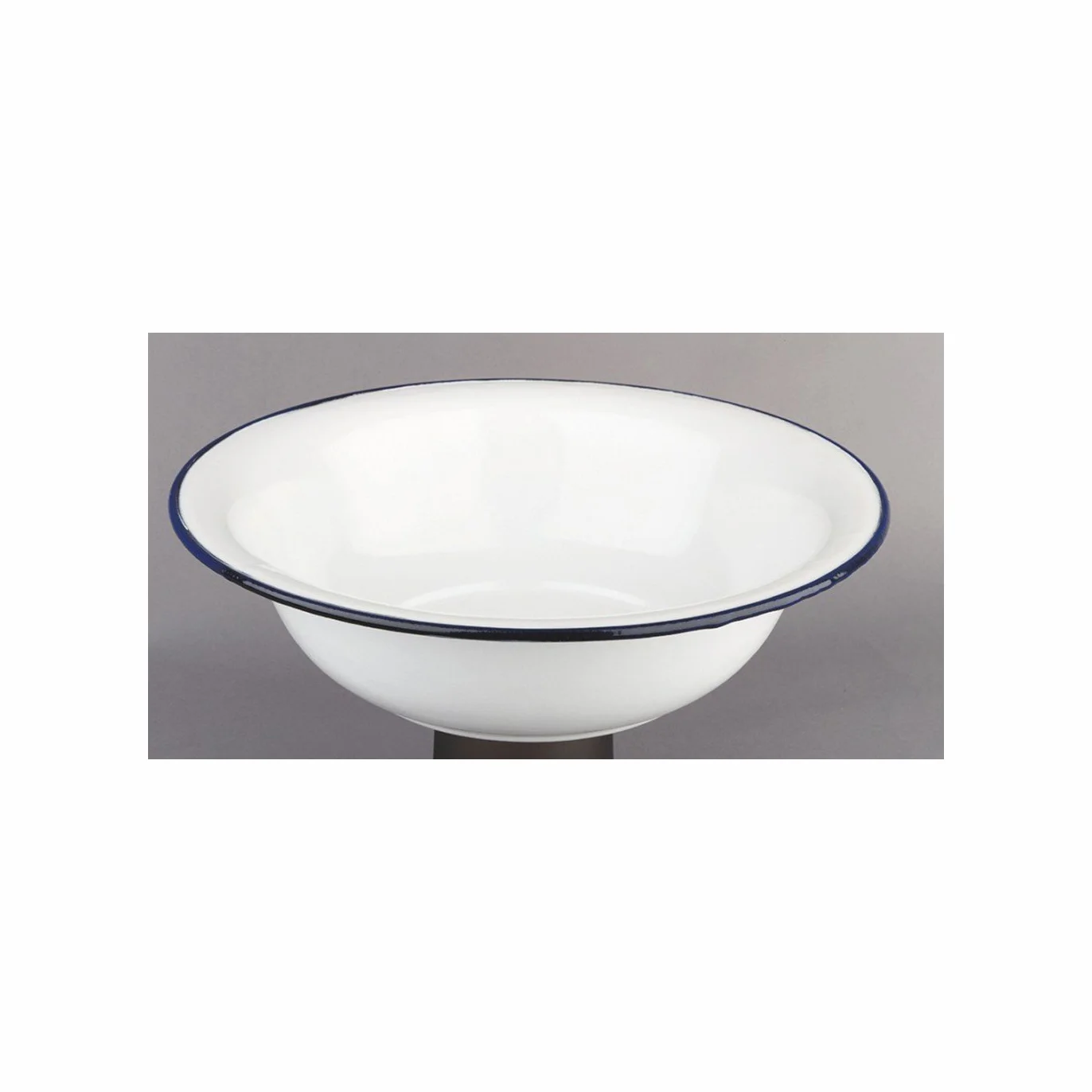 Ibili 903132 - Palangana de acero esmaltado vitrificado 32 cm Blanca